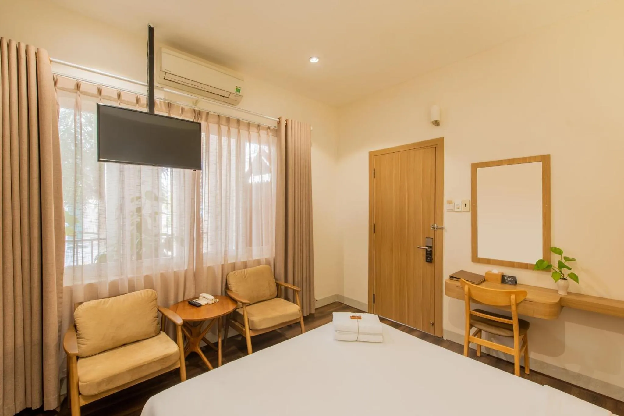 Bed in Thanh Mai Hotel