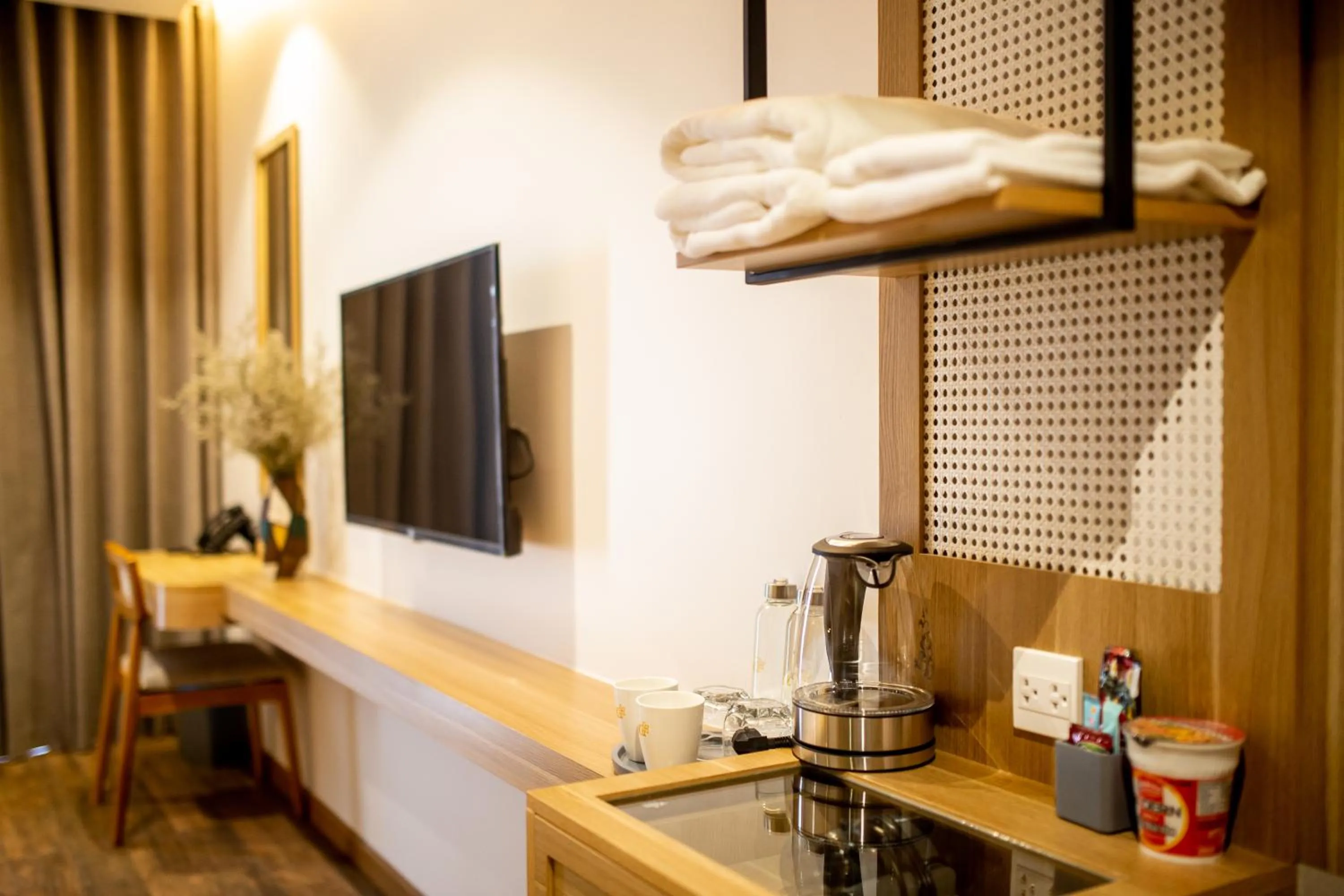 Living room in Thanh Mai Hotel