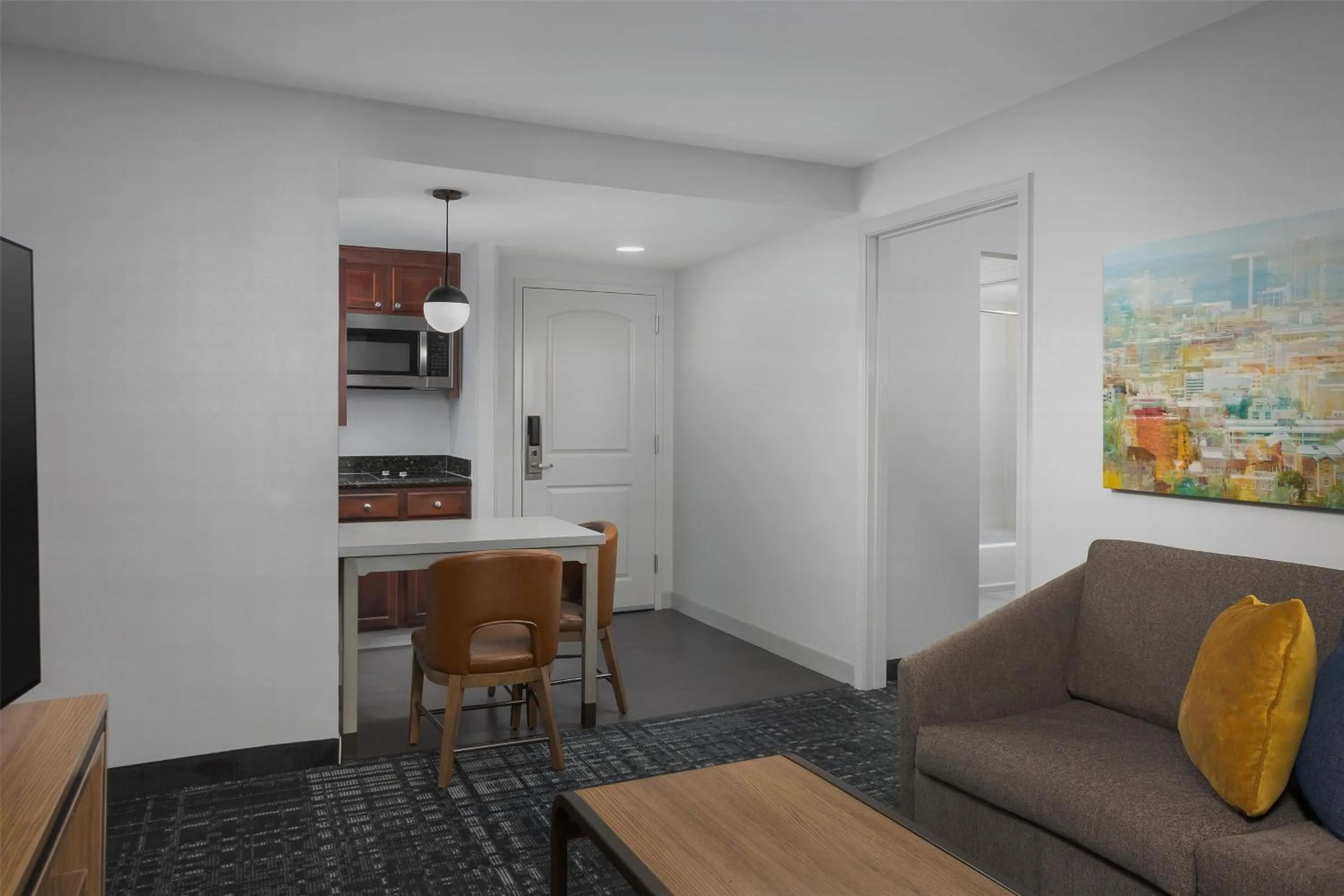 Living room in Homewood Suites by Hilton Birmingham South Inverness