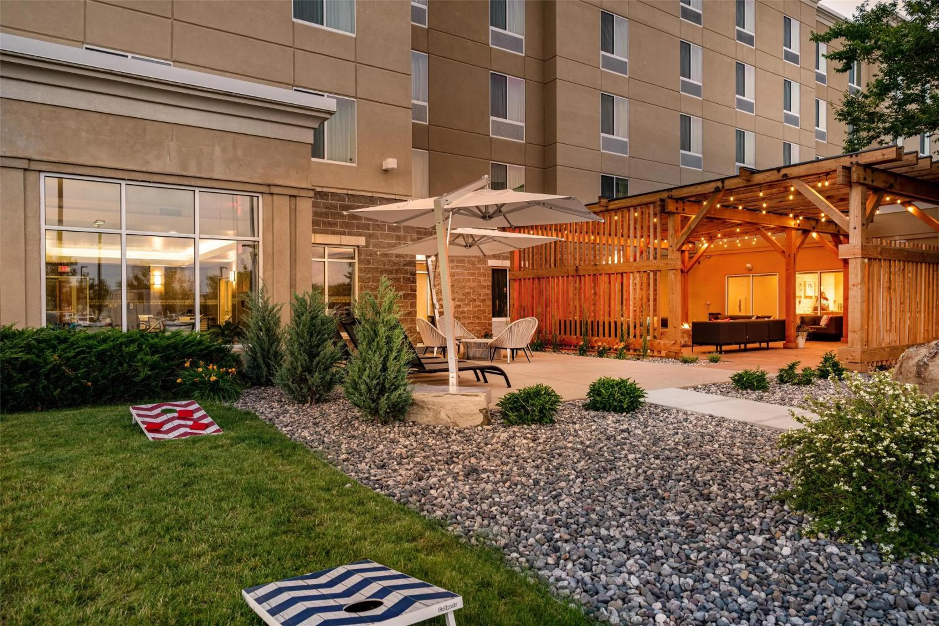 Patio in Hilton Garden Inn Billings
