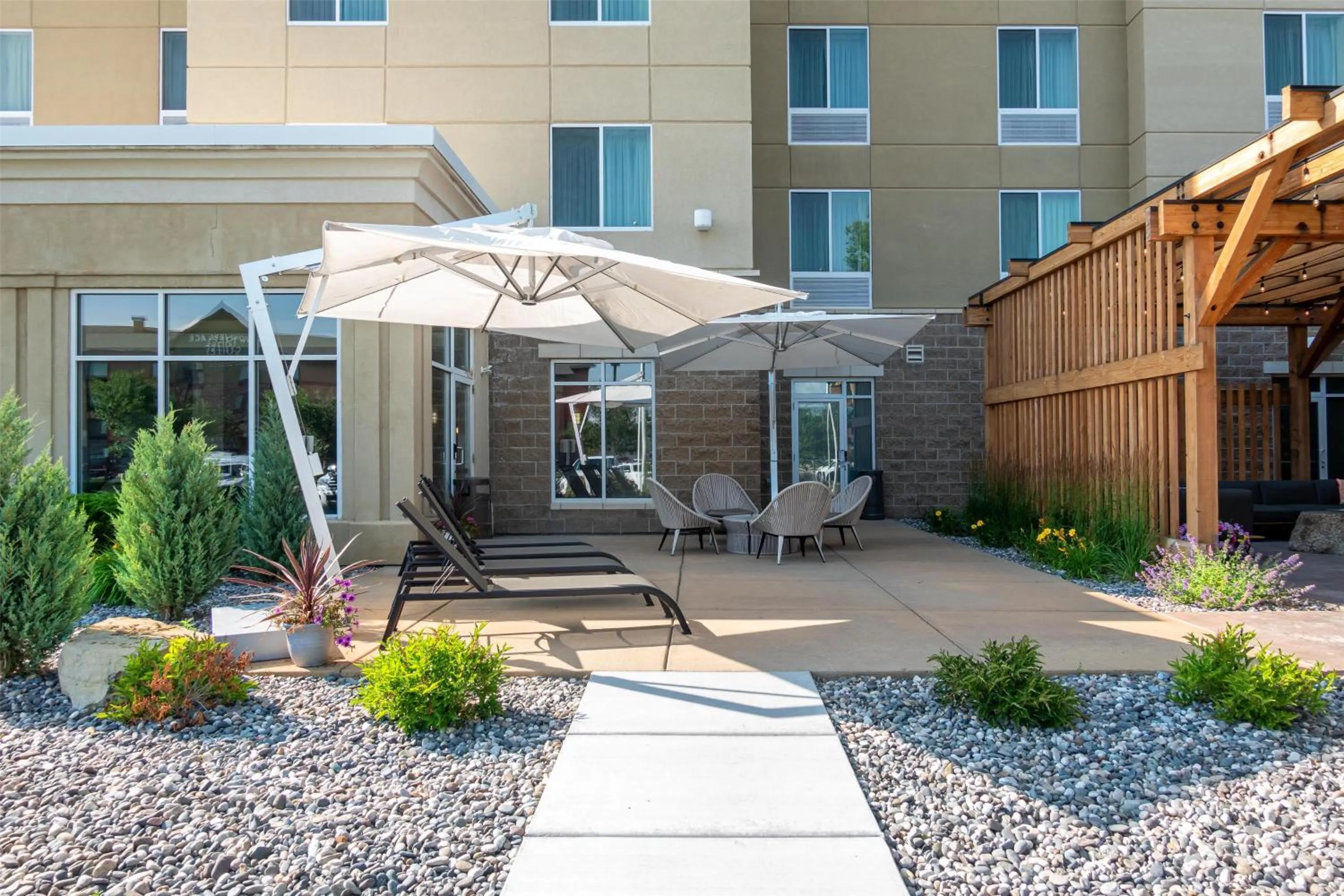 Patio in Hilton Garden Inn Billings