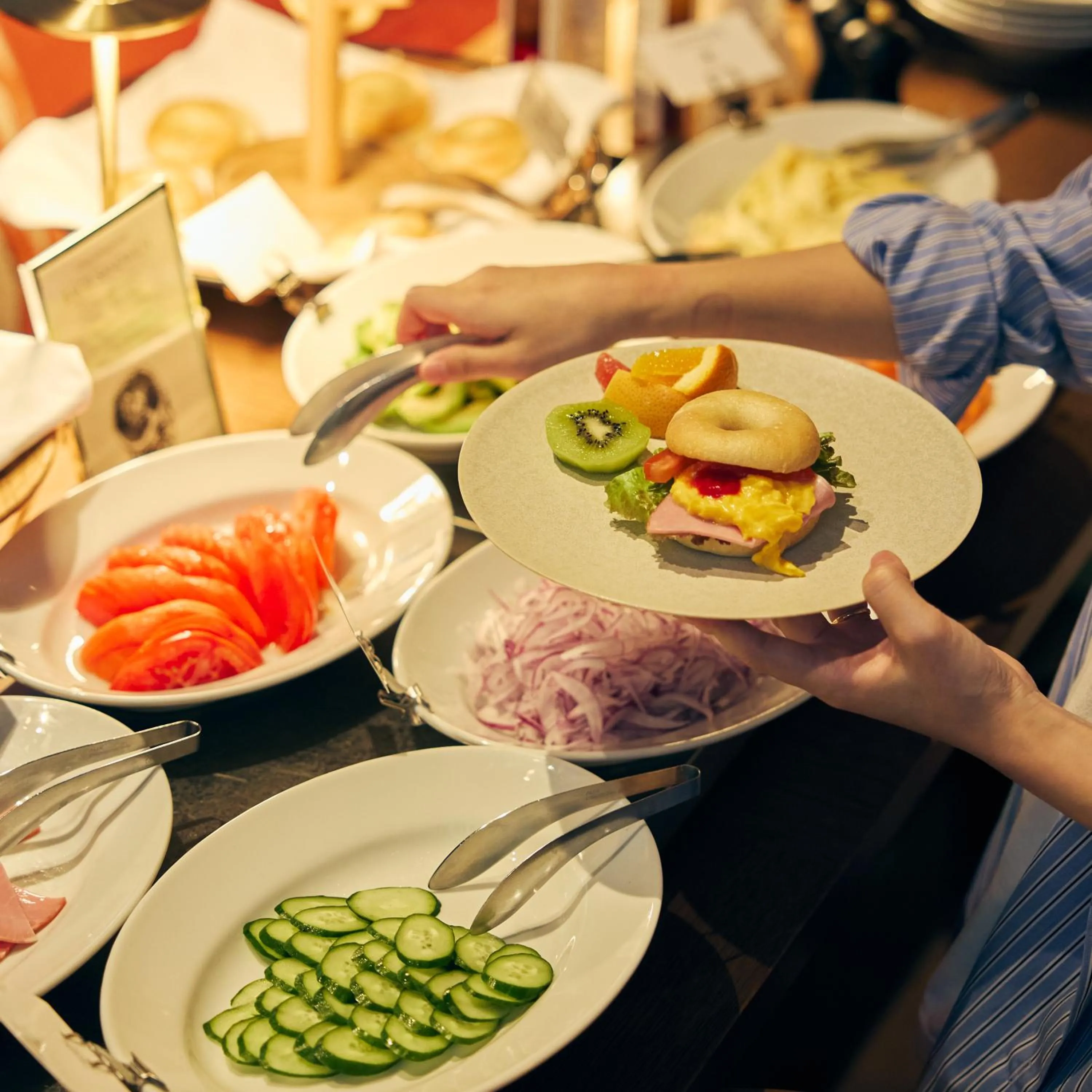 Buffet breakfast in The Mark Grand Hotel