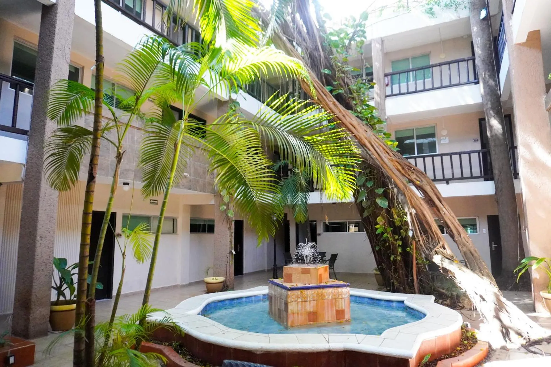 Garden in Hotel Colonial Cancun