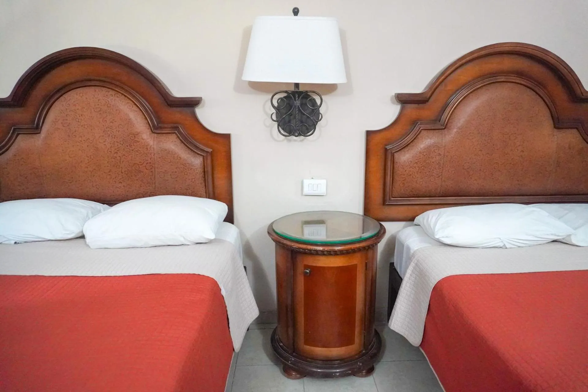 Bed in Hotel Colonial Cancun