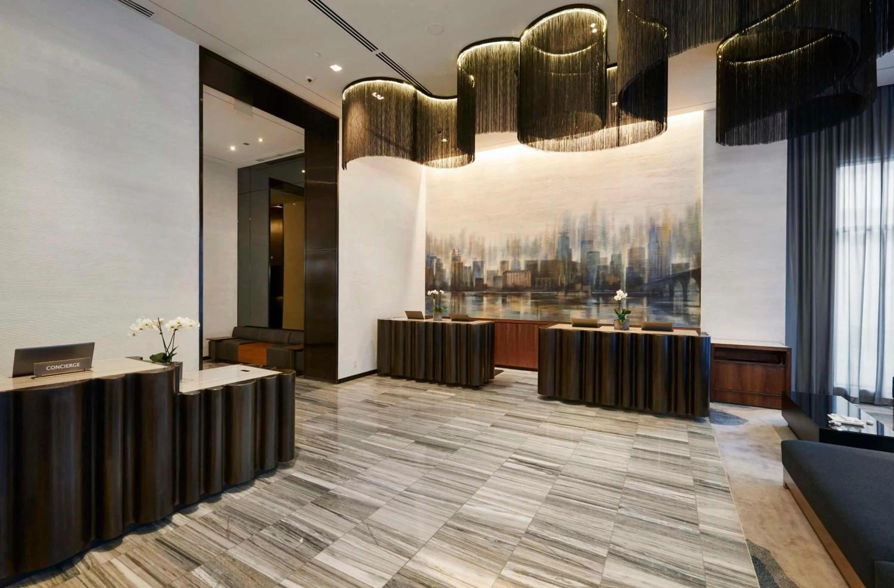Lobby or reception in The Lofton Hotel Minneapolis, Tapestry Collection by Hilton