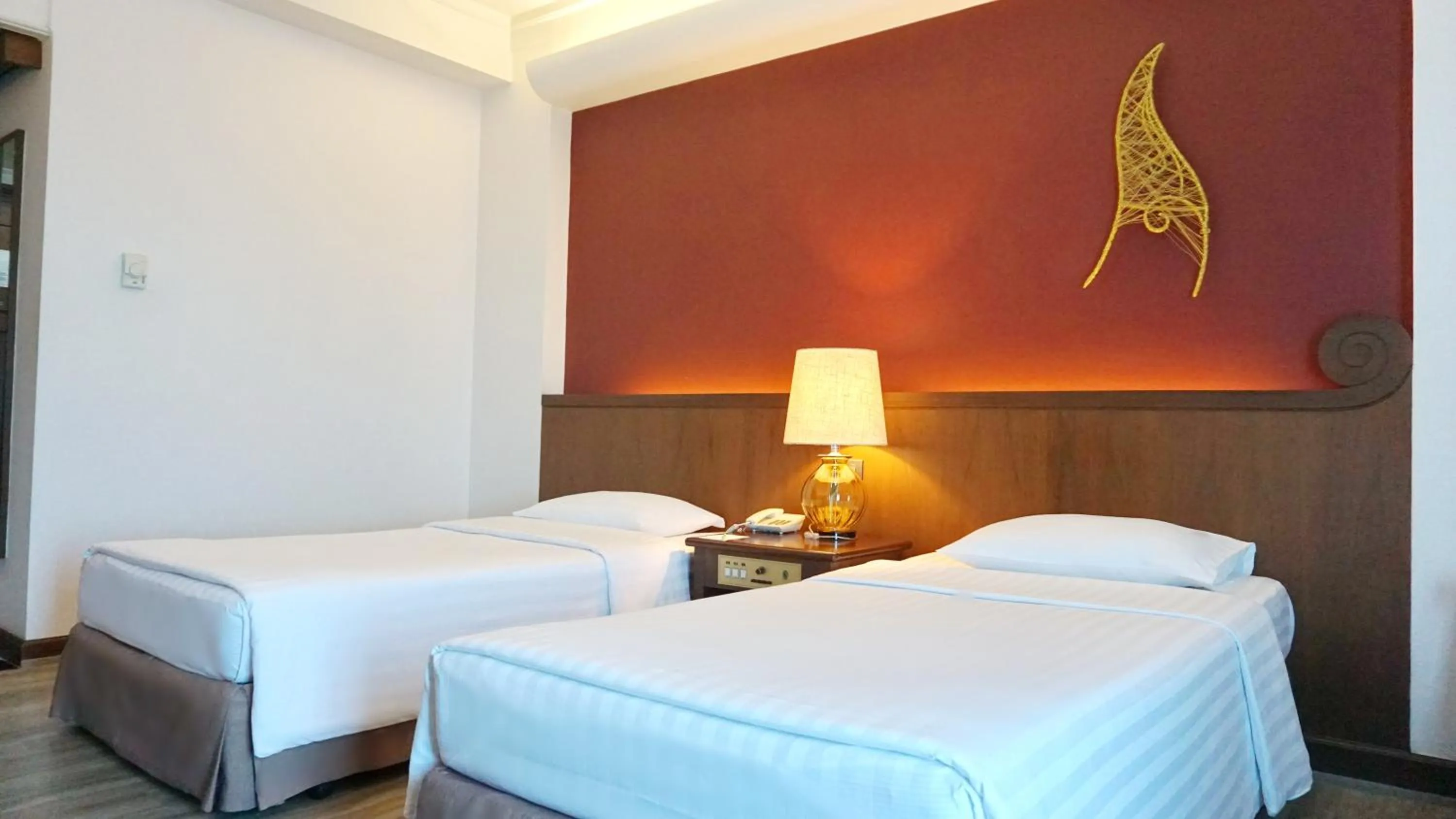 Bed in Krungsri River Hotel