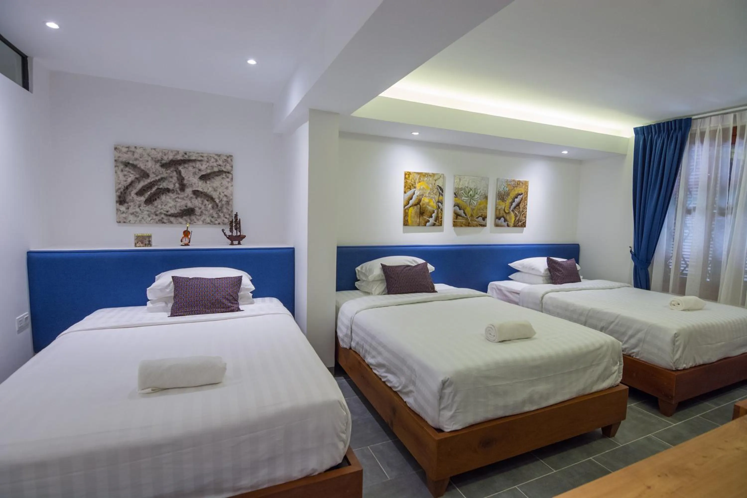 Bed in Neth Socheata Hotel