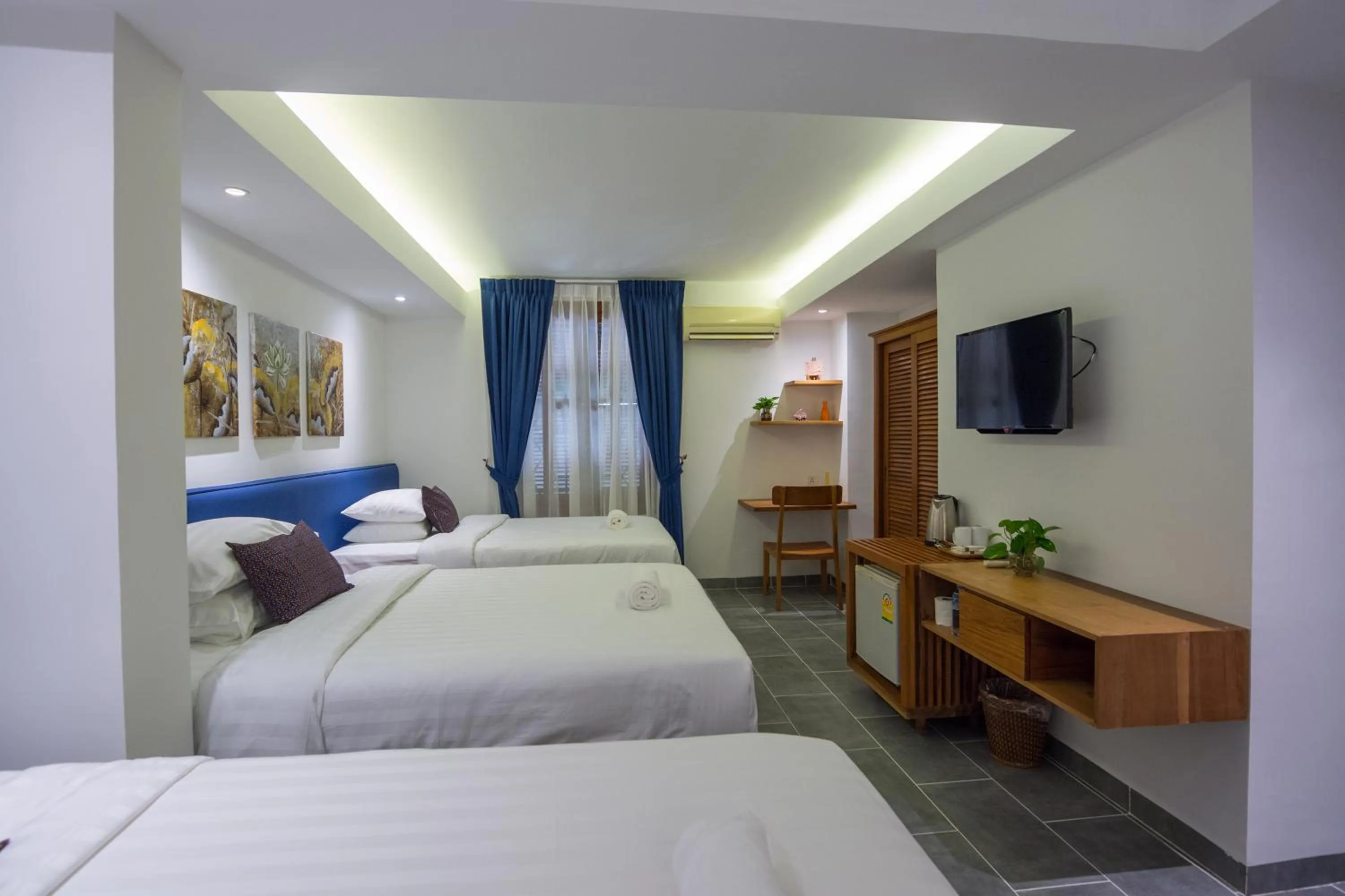 Bed in Neth Socheata Hotel