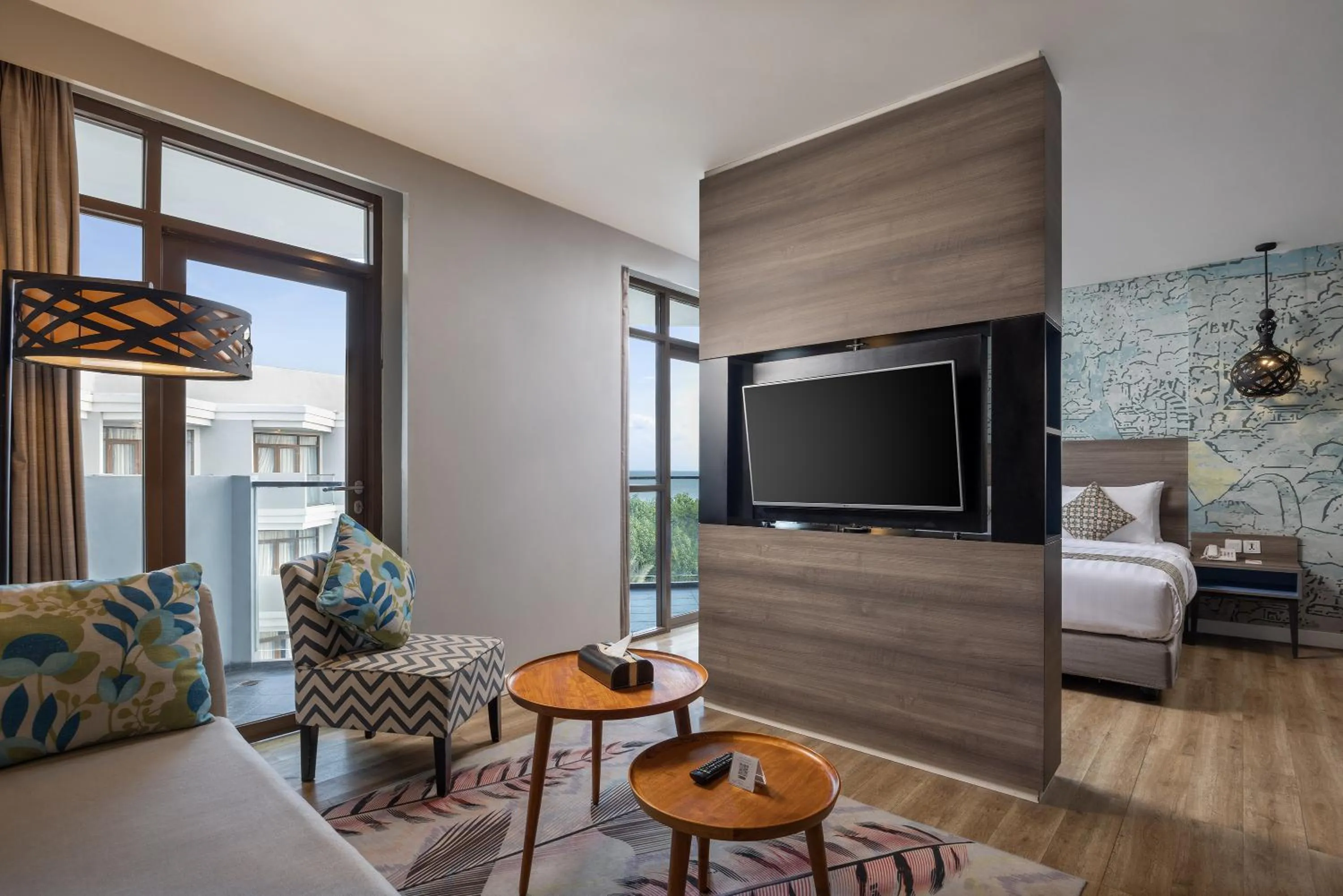 Living room, Bed in Wyndham Garden Kuta Beach Bali