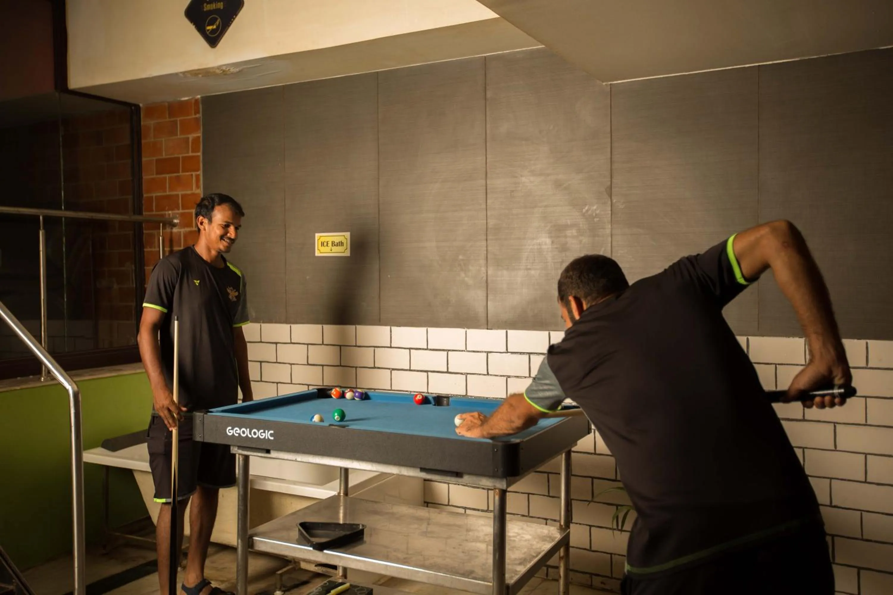 People in Hotel Shelter