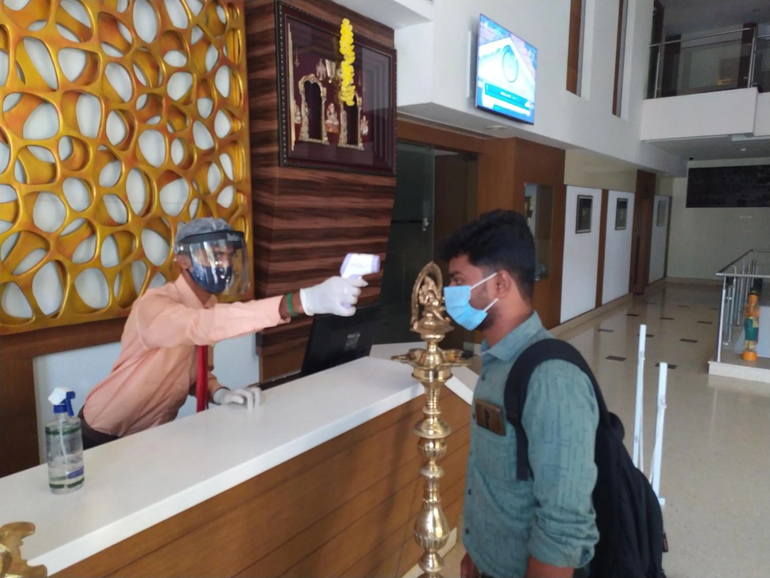 People in Hotel Shelter