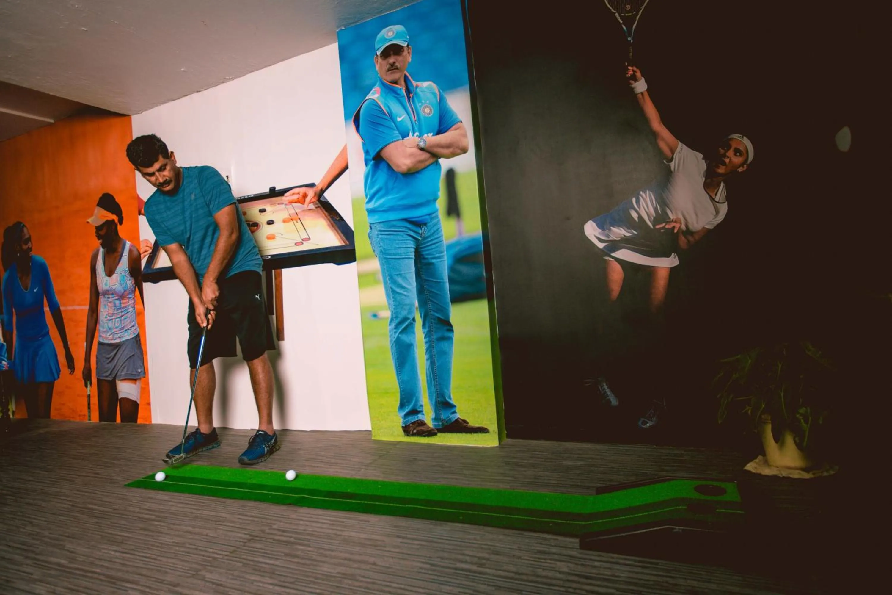 People in Hotel Shelter