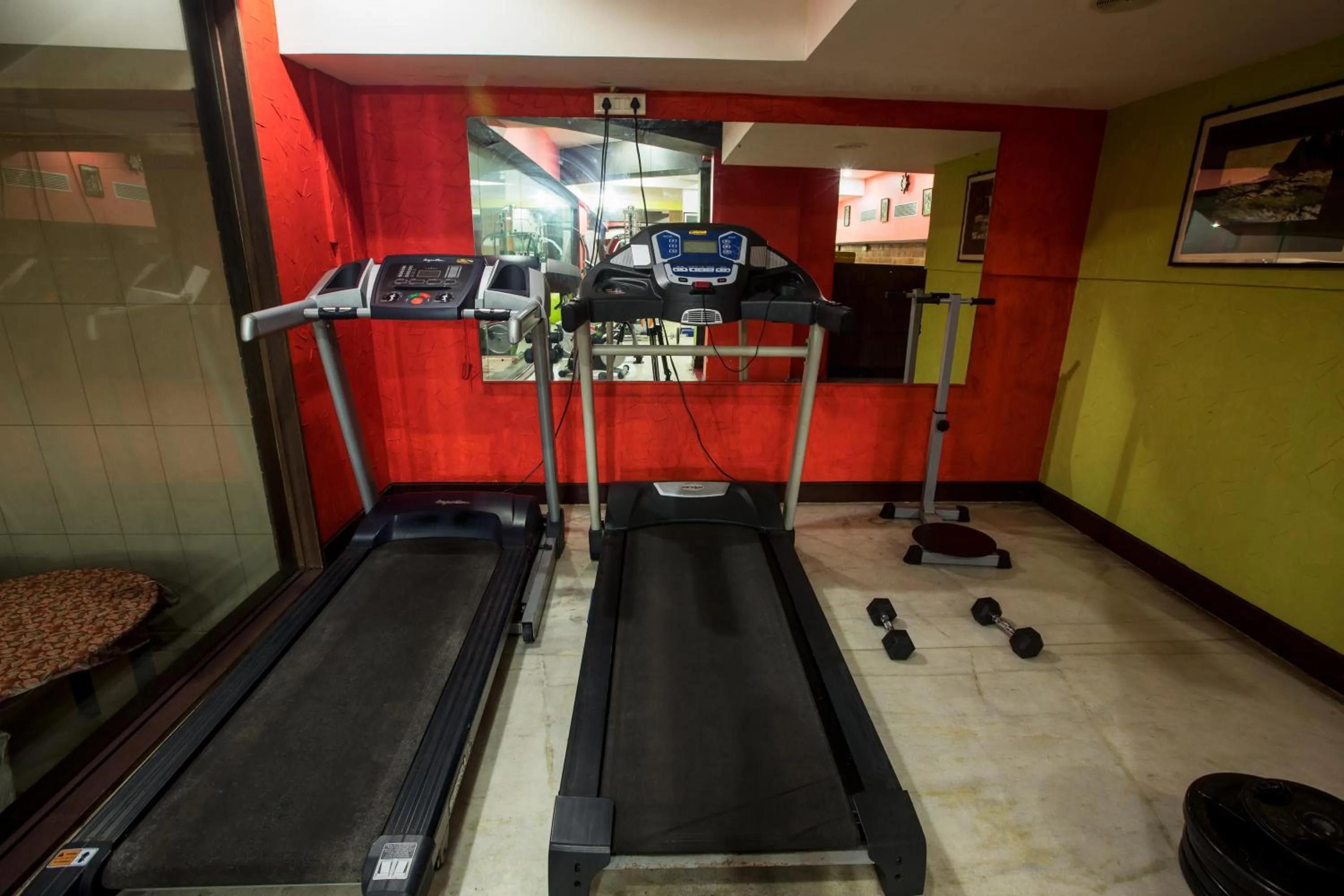 Fitness centre/facilities in Hotel Shelter