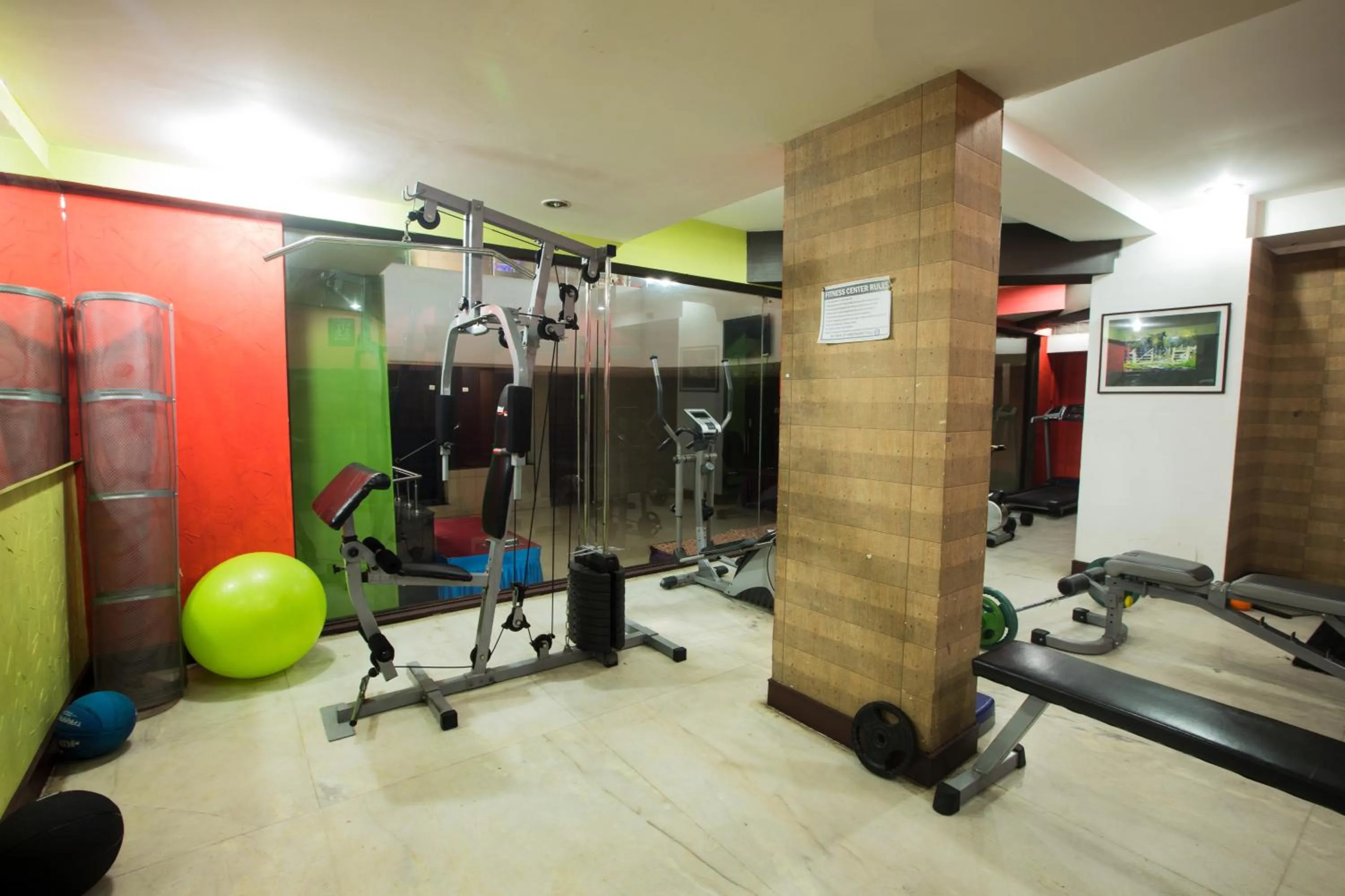 Fitness centre/facilities in Hotel Shelter