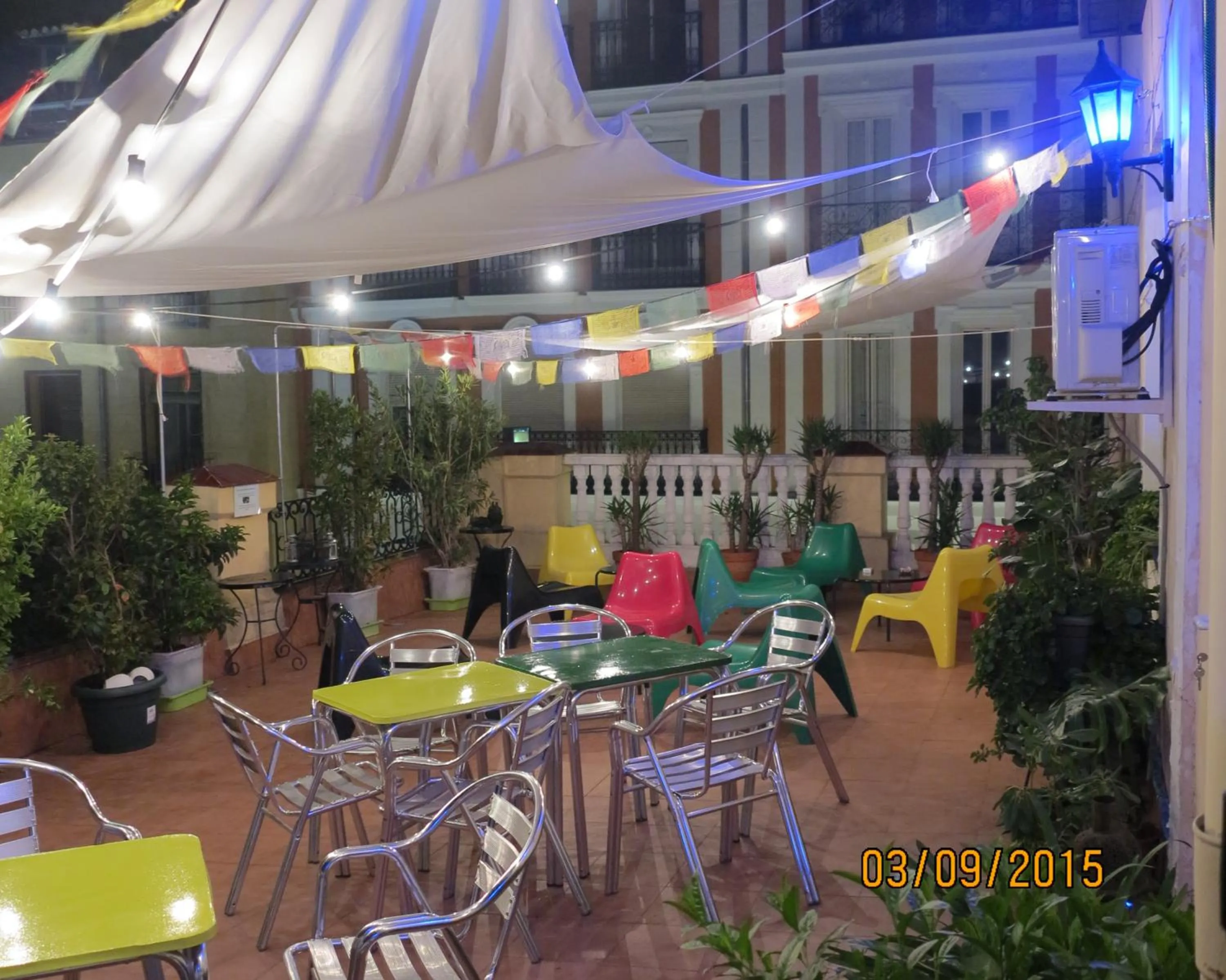 Patio in Barbieri Sol Hostel