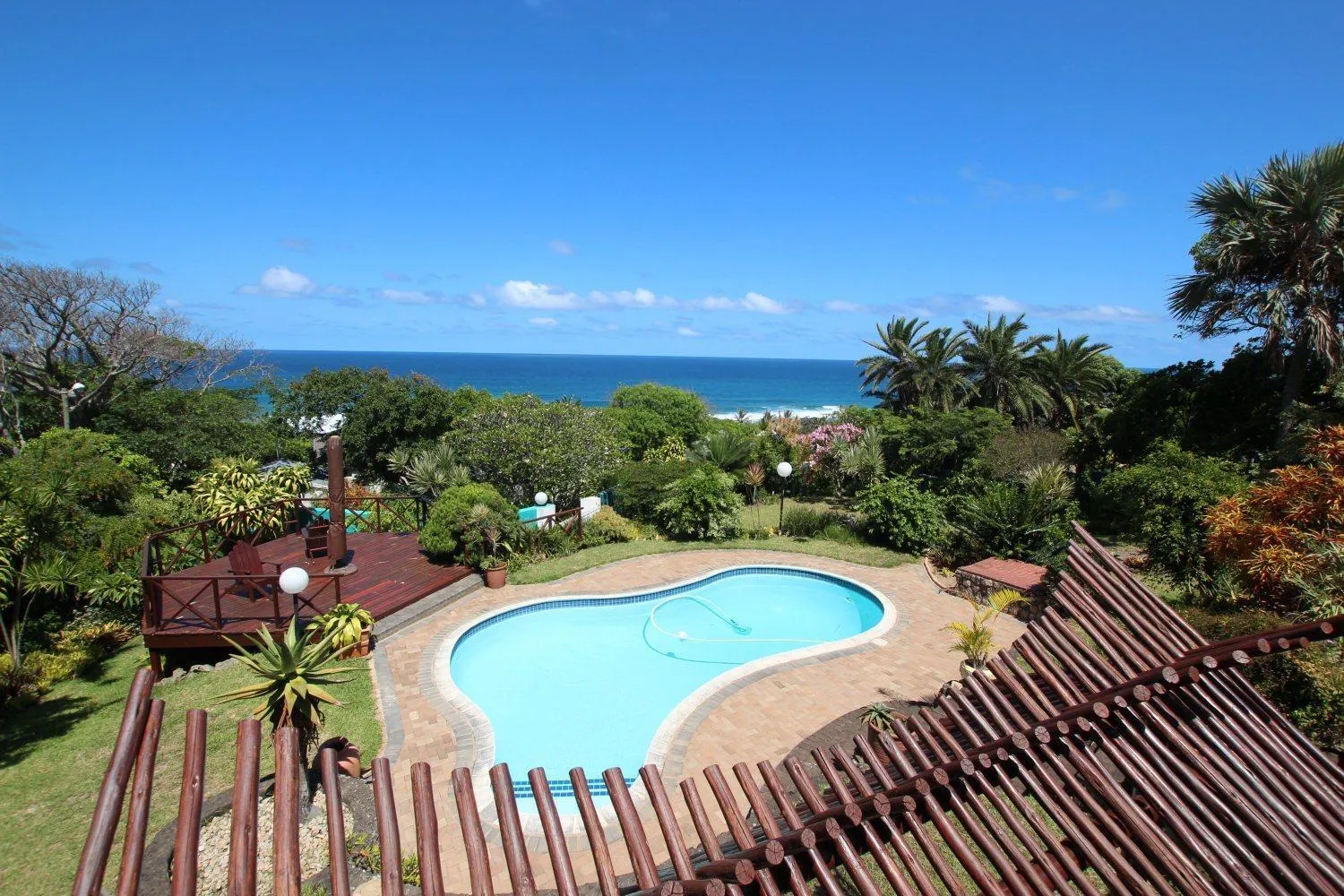 Pool view in Wailana lodge
