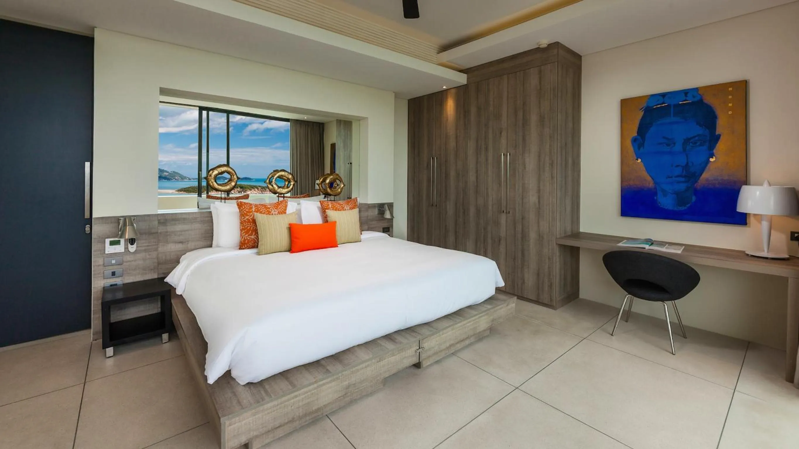 Bedroom, Bed in Villa Anavaya