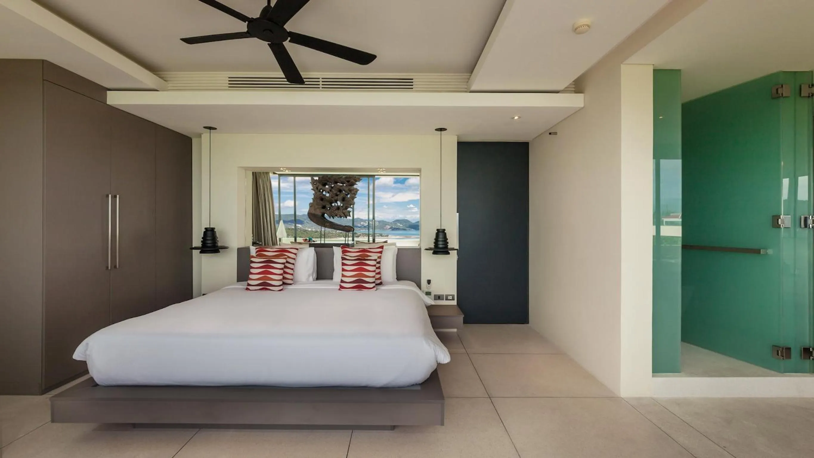 Bedroom, Bed in Villa Anavaya