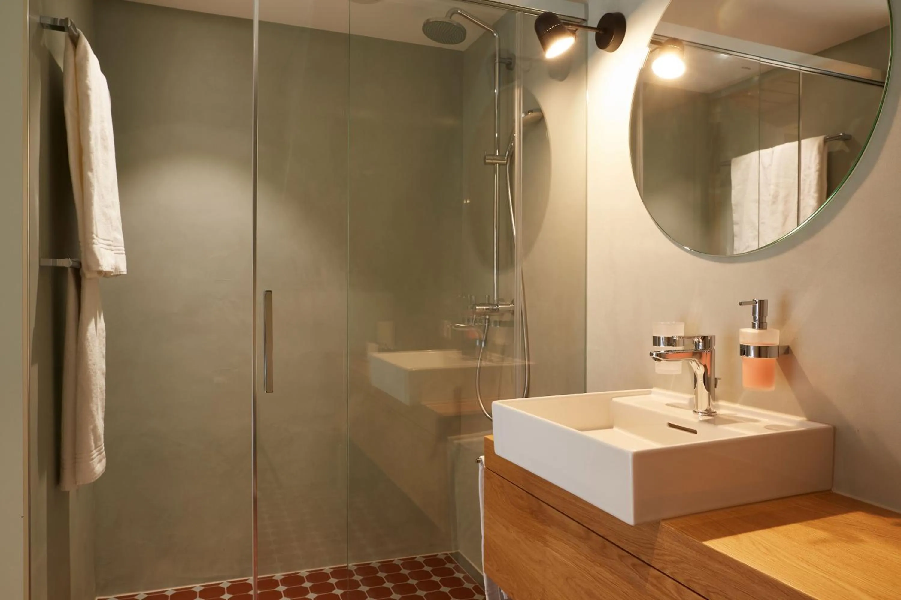 Bathroom in Gasthof Krone Blatten