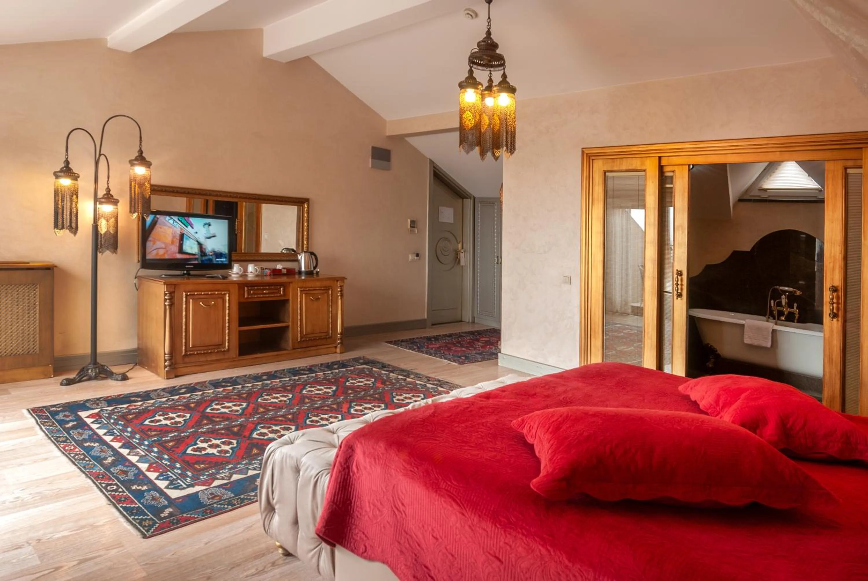 Bedroom, Bed in Sokullu Pasa Hotel - Special Class