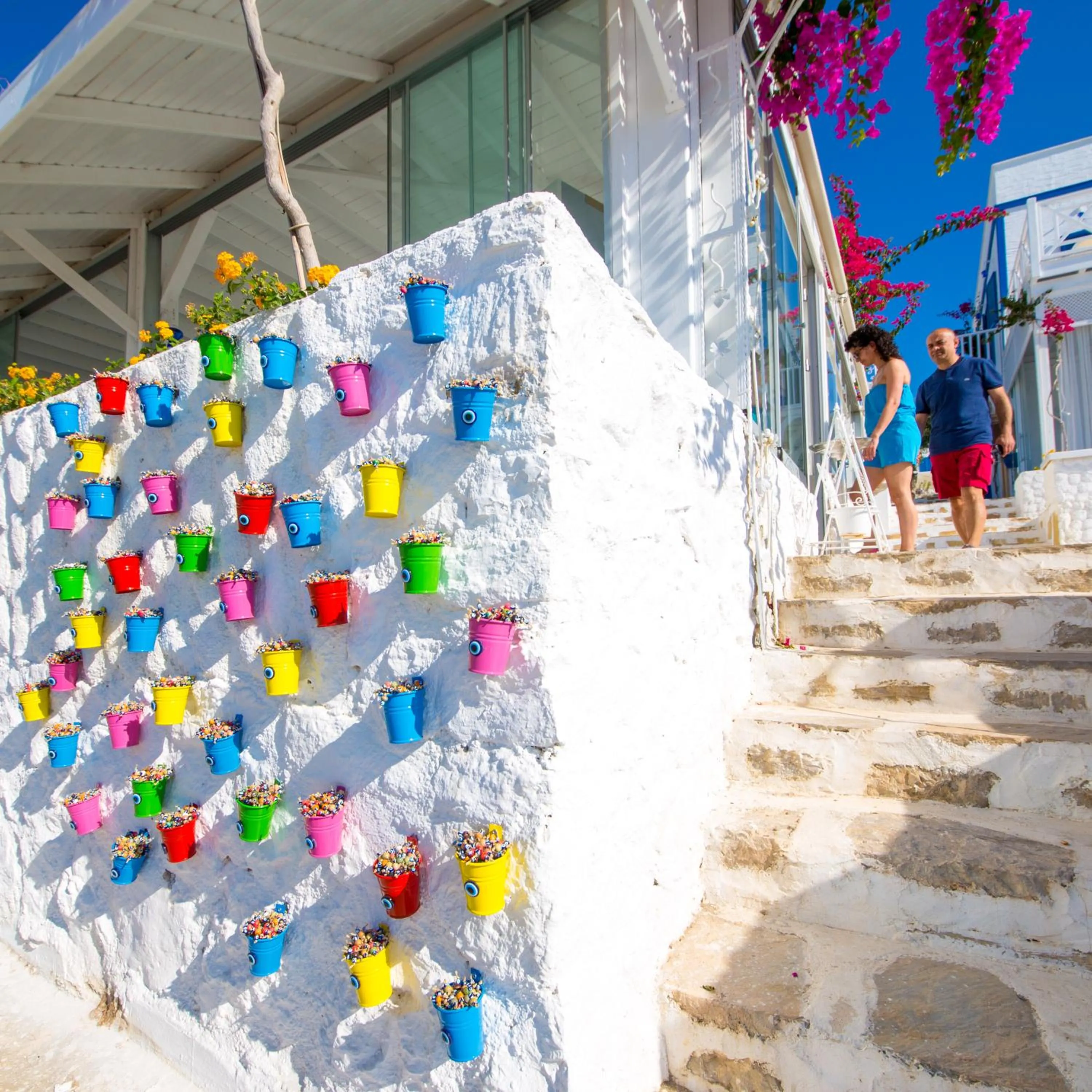 Property building in Hotel Mavi Beyaz