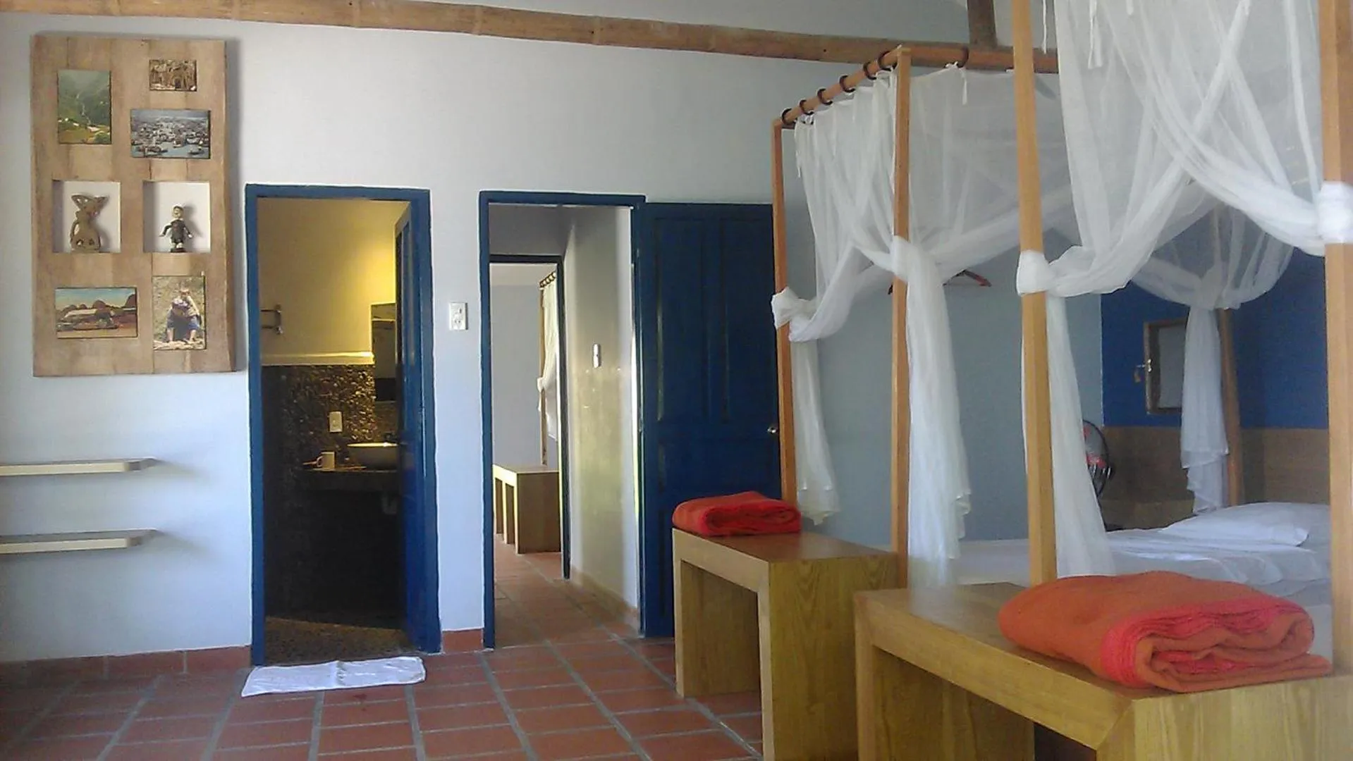 Bed in Whale Island Resort