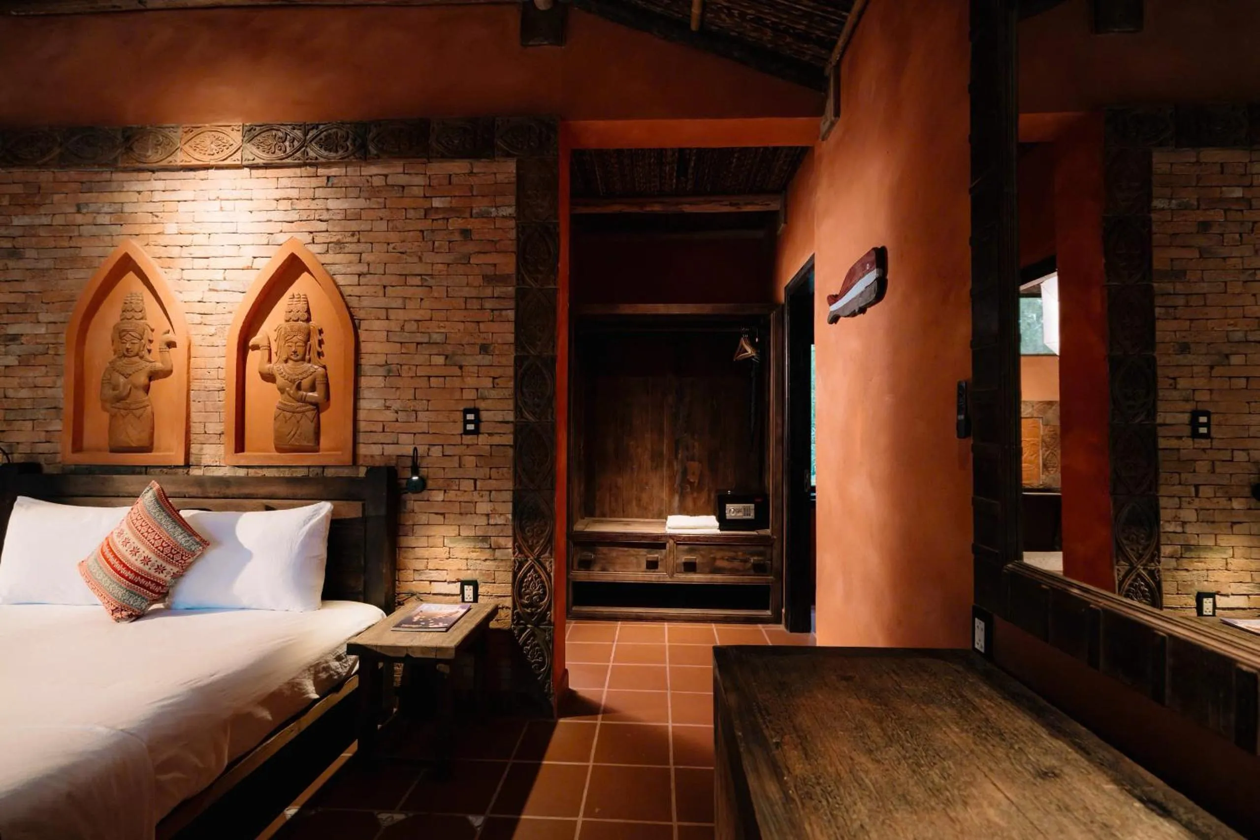 Bed in Whale Island Resort