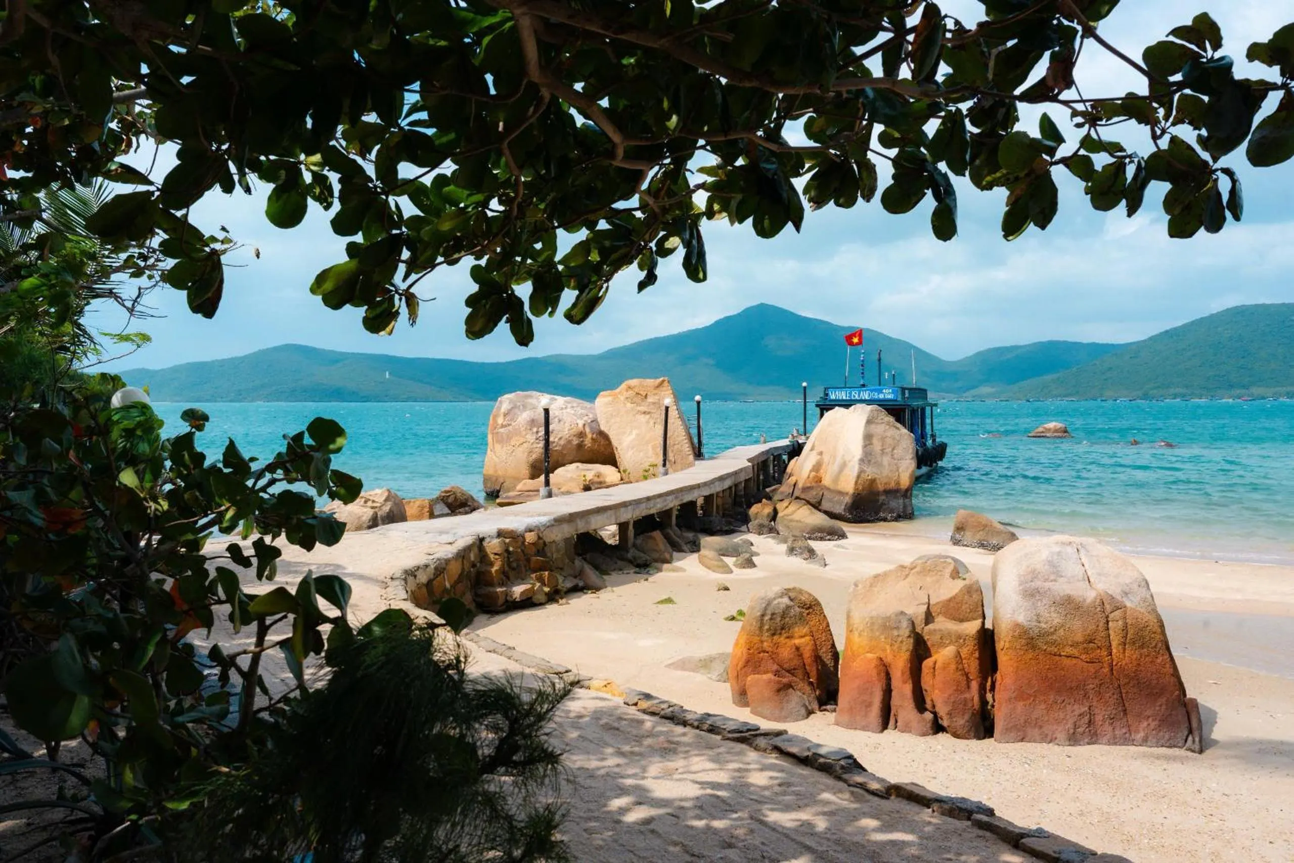 Property building in Whale Island Resort