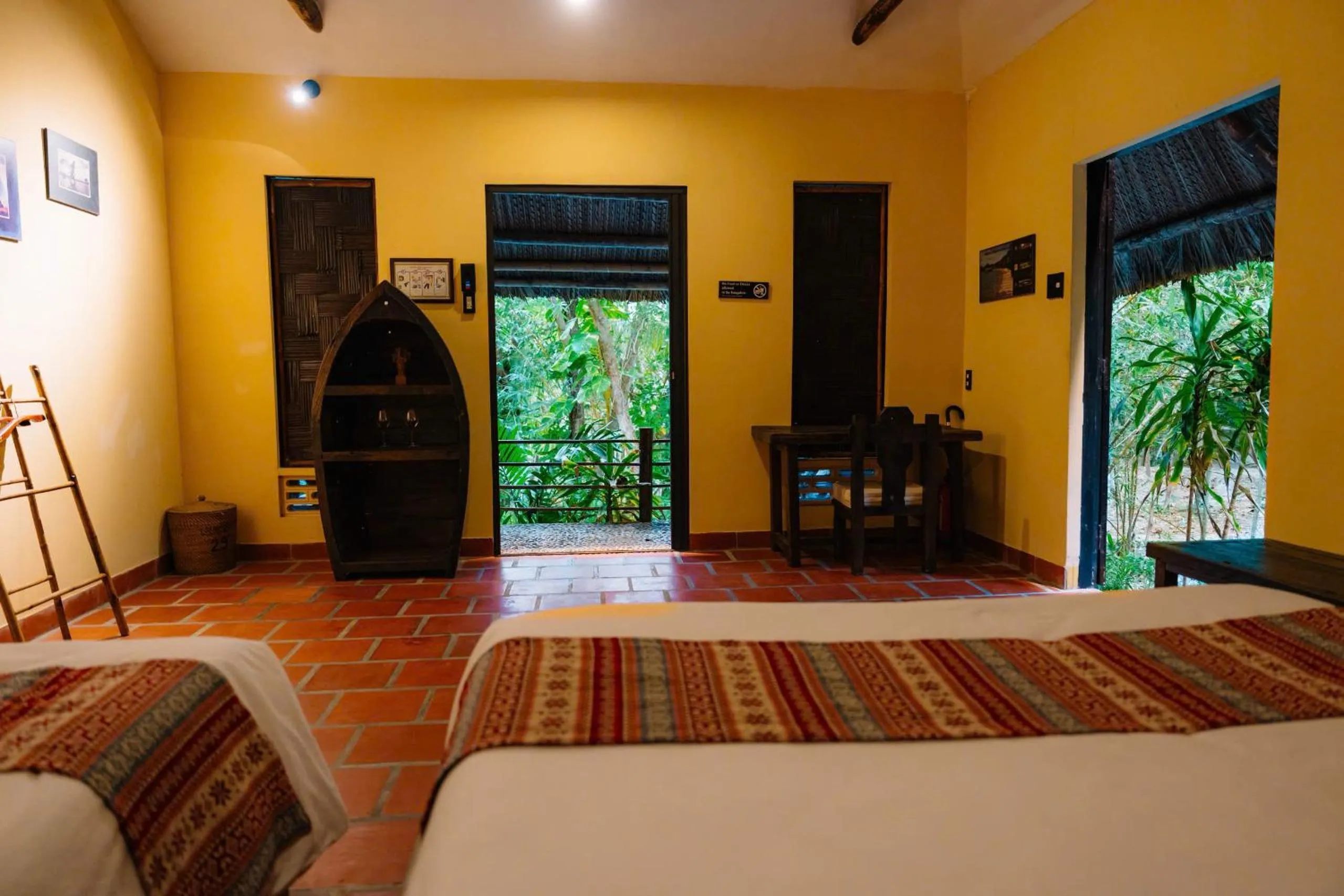 Bed in Whale Island Resort