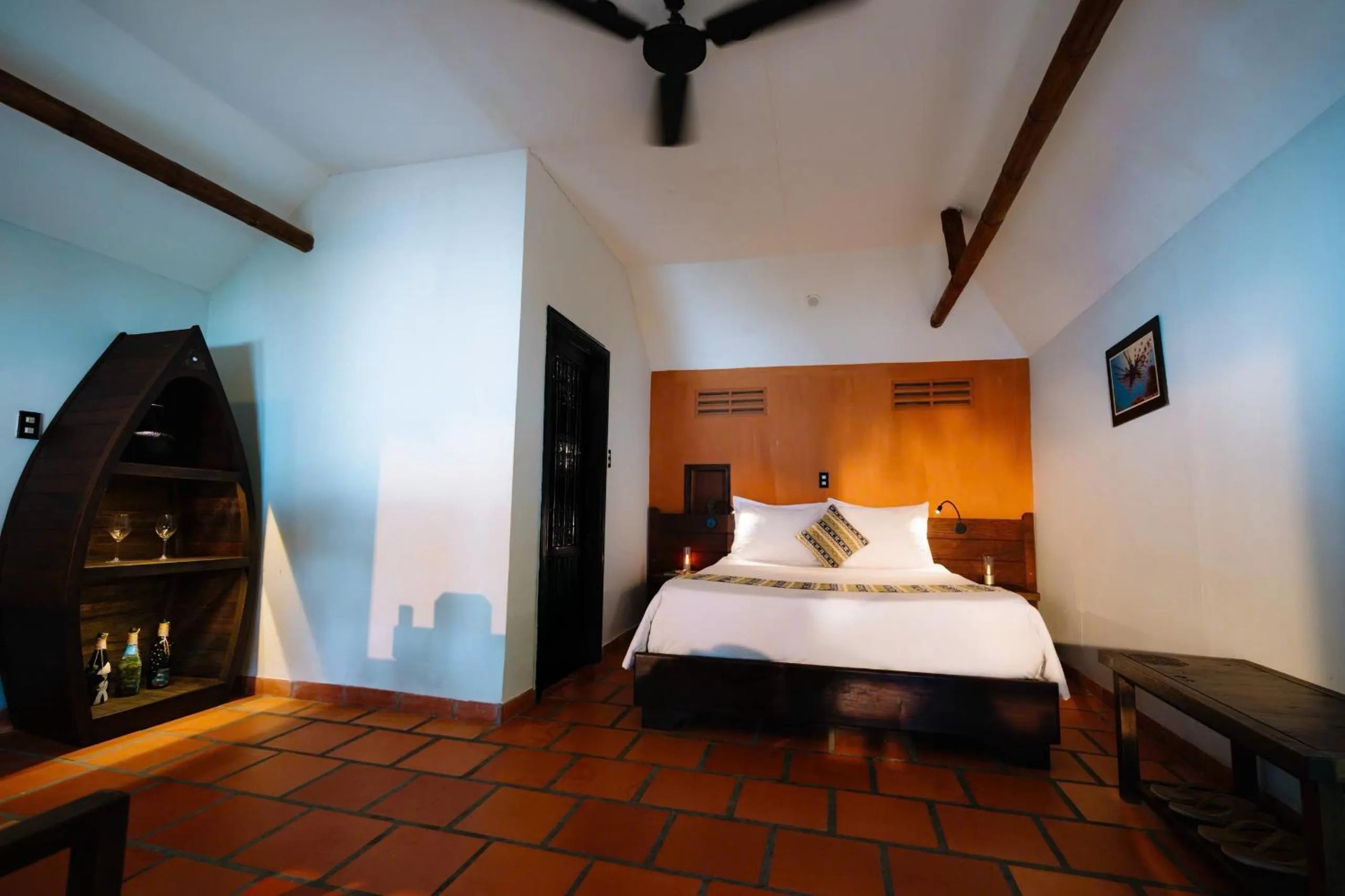 Bed in Whale Island Resort