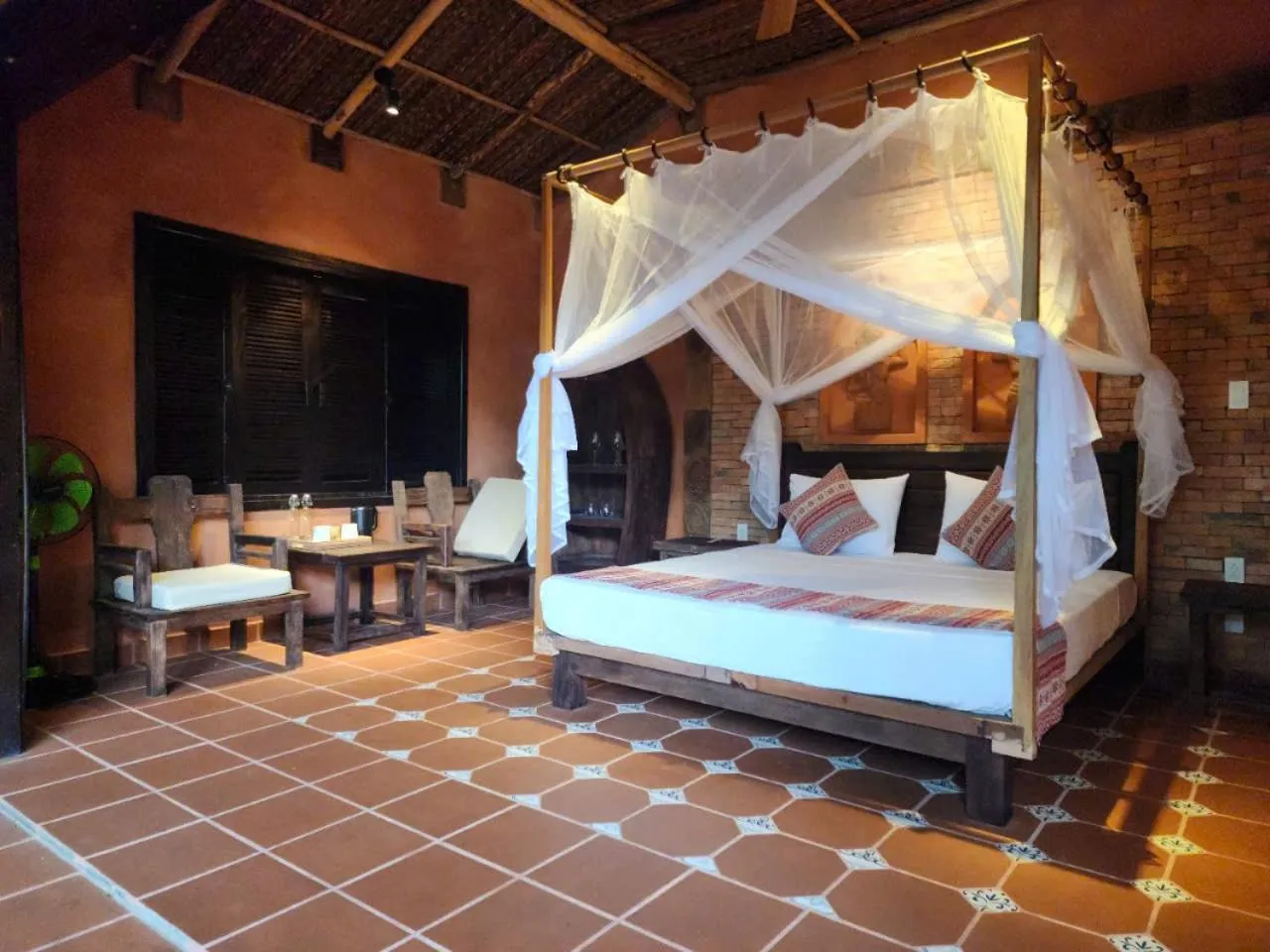 Bed in Whale Island Resort