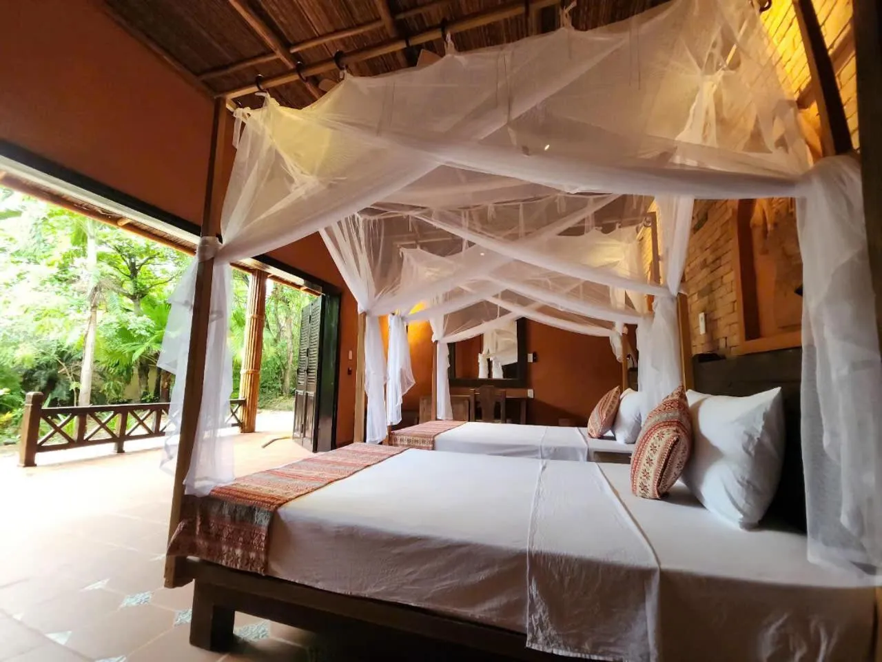 Bed in Whale Island Resort