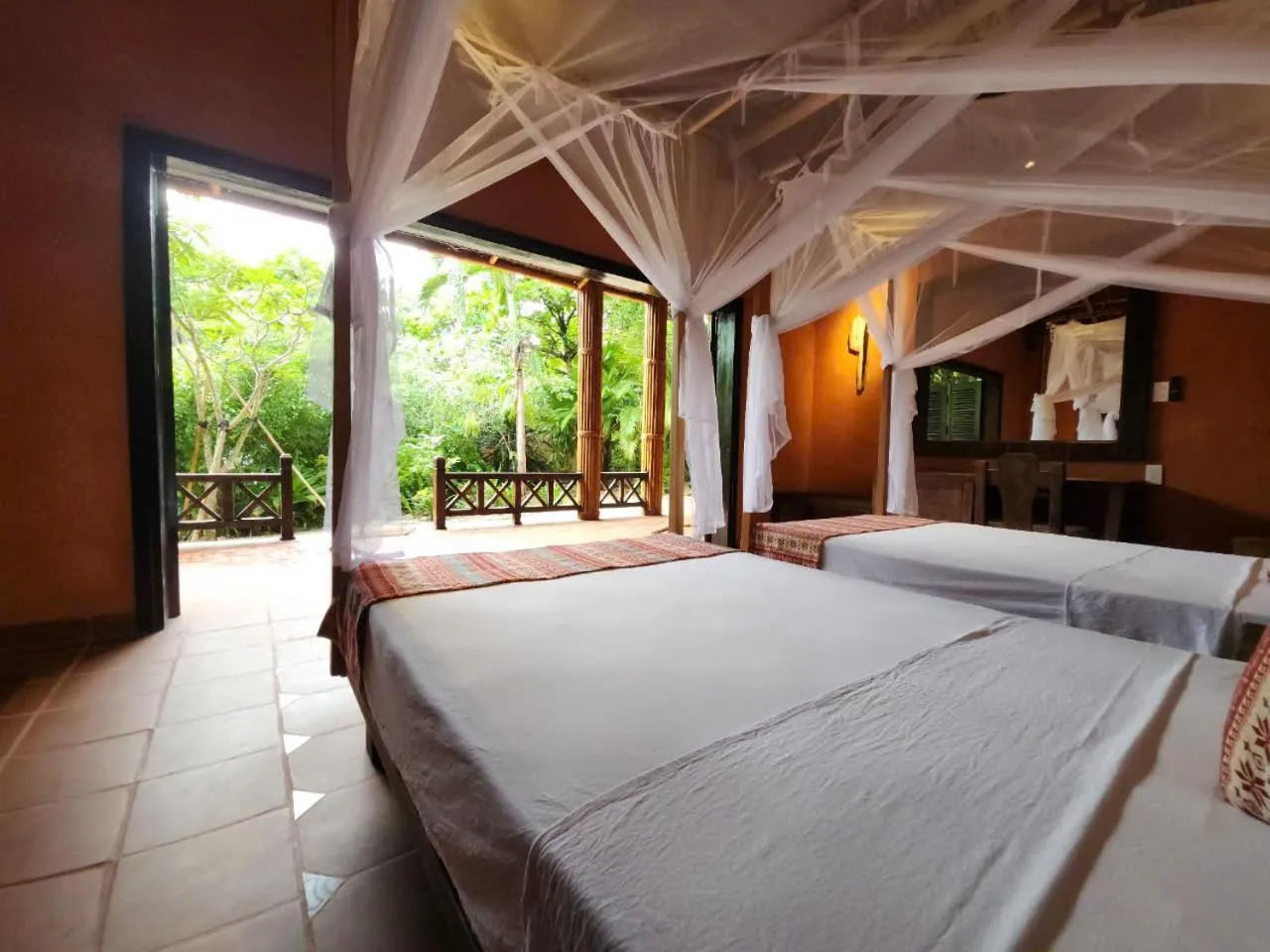 View (from property/room), Bed in Whale Island Resort