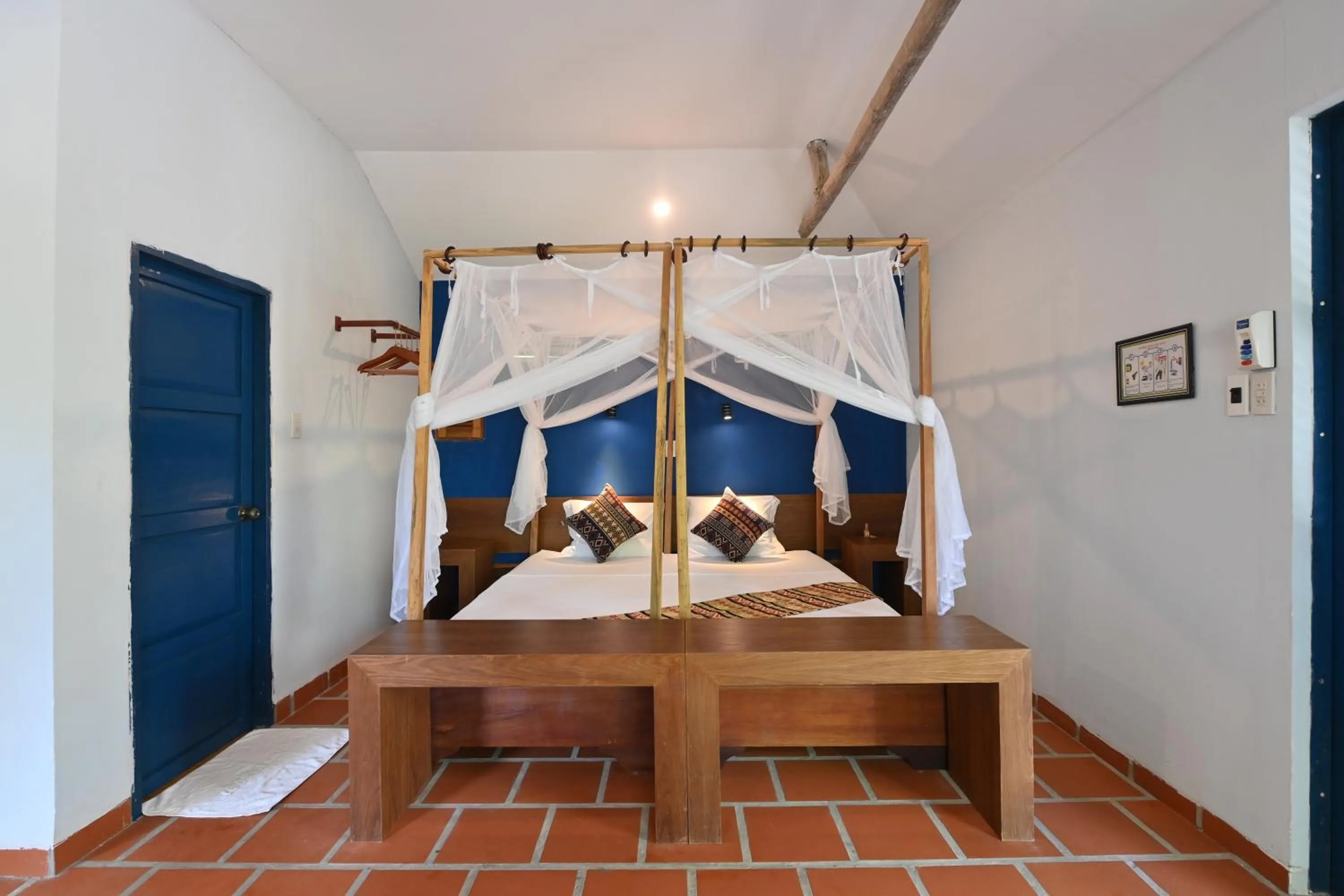 Bed in Whale Island Resort