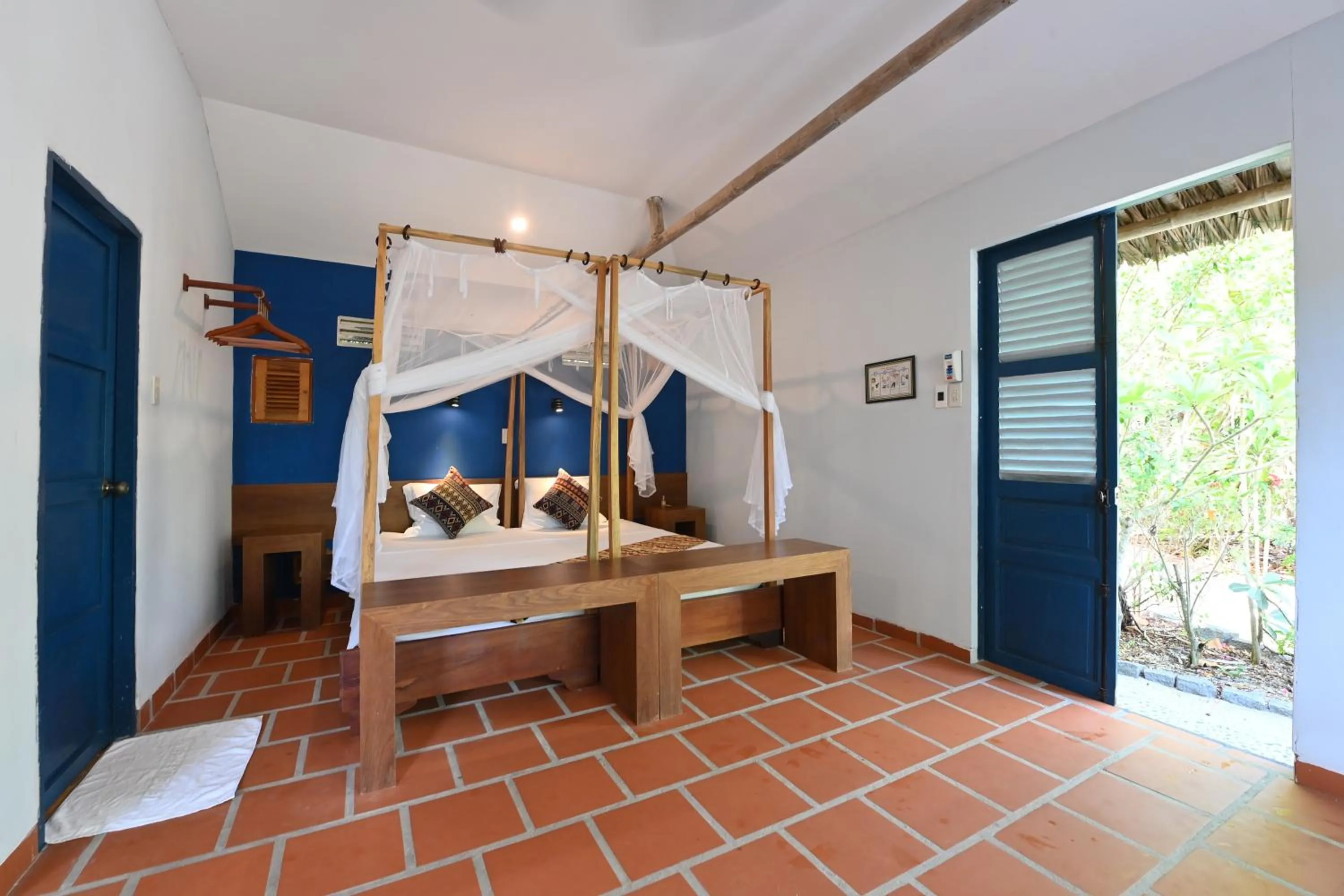 Bed in Whale Island Resort