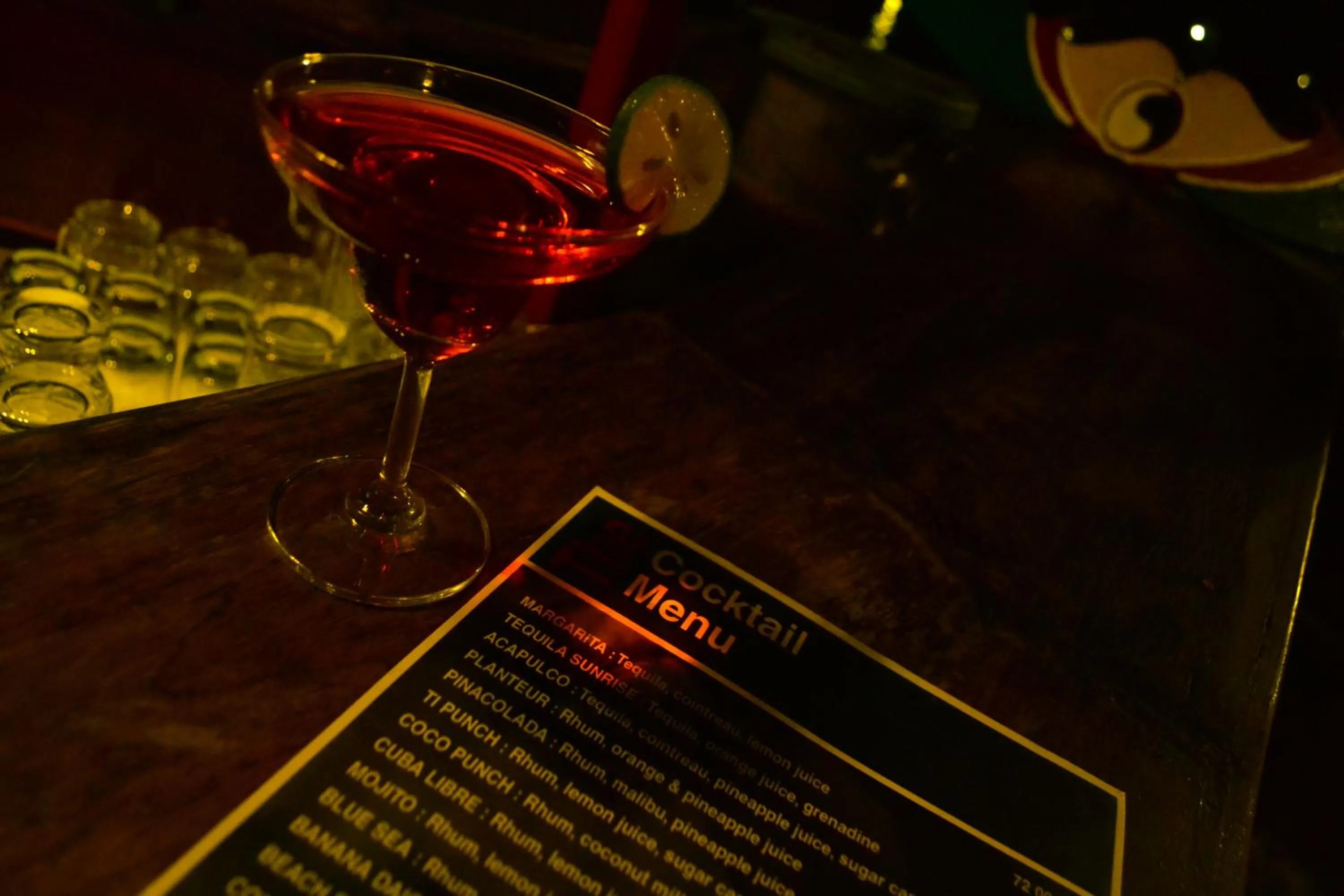 Alcoholic drinks in Whale Island Resort