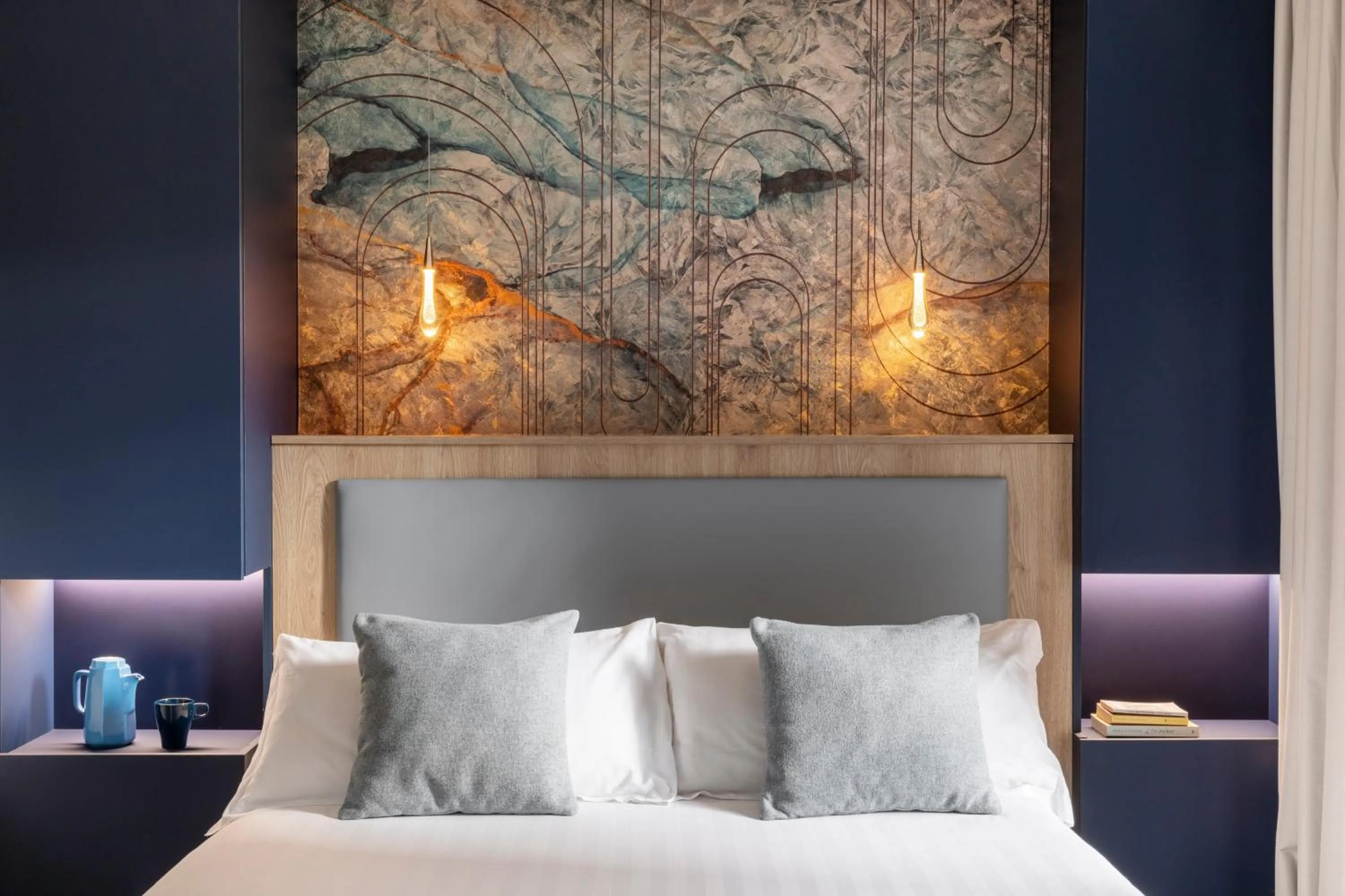 Decorative detail, Bed in Patrizia Romana Palace