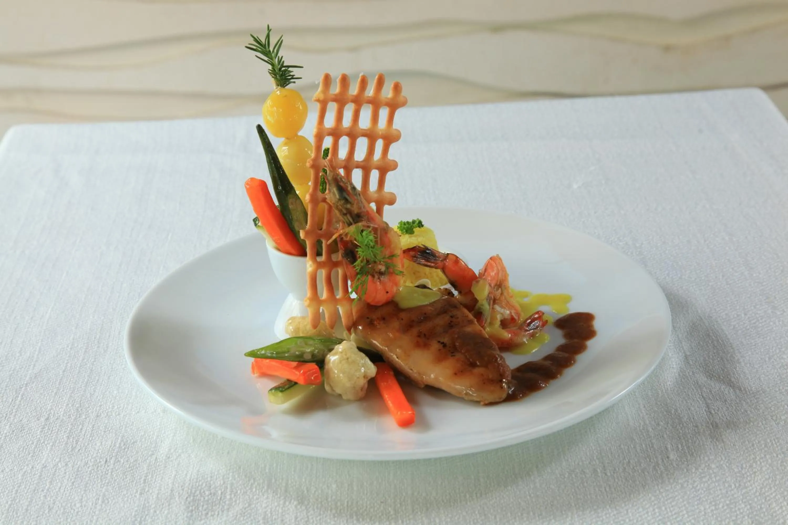 Food close-up in Thilanka Hotel