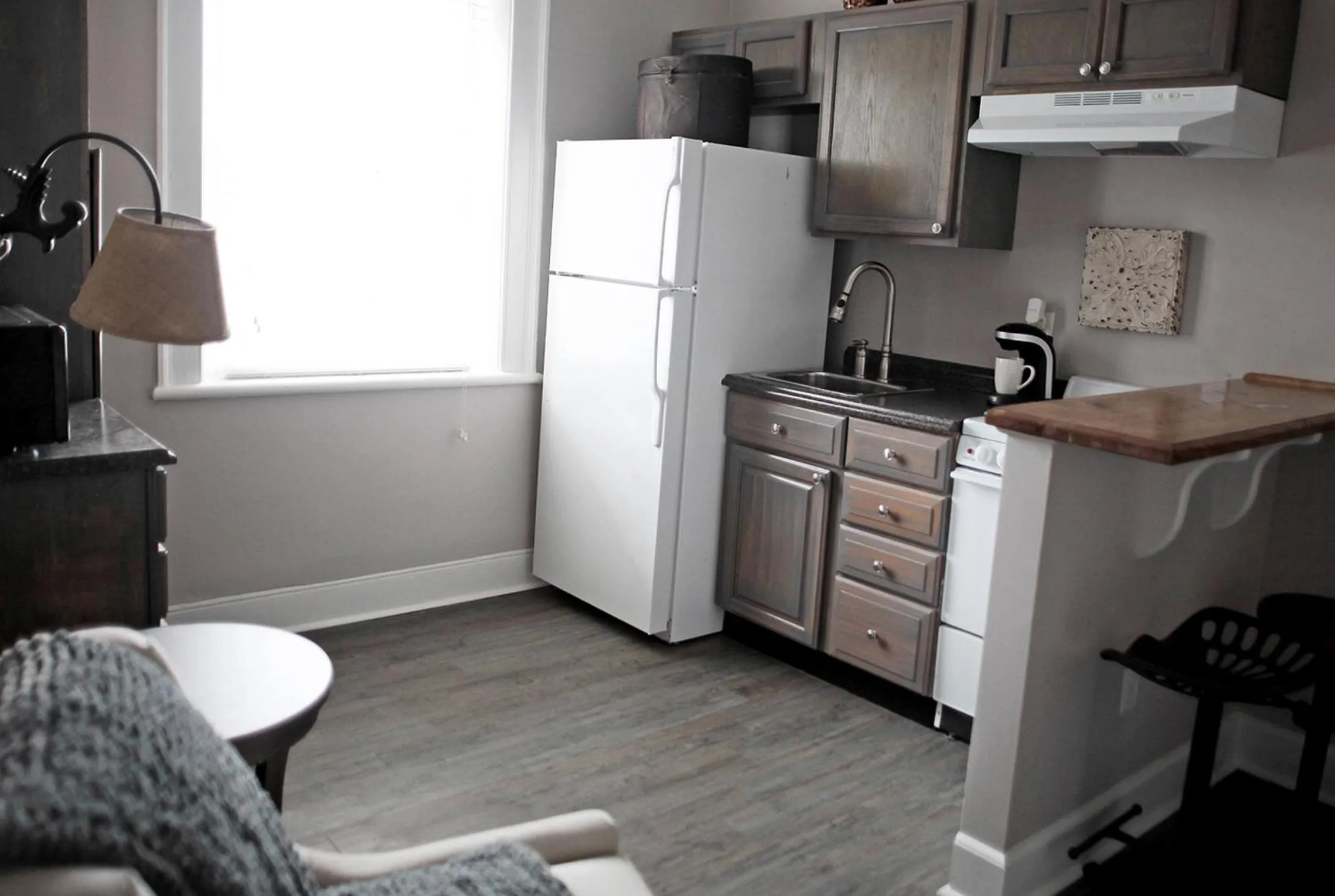 Kitchen or kitchenette in Hotel Laurance