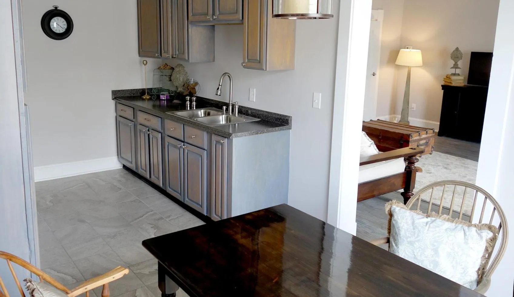 Kitchen or kitchenette in Hotel Laurance