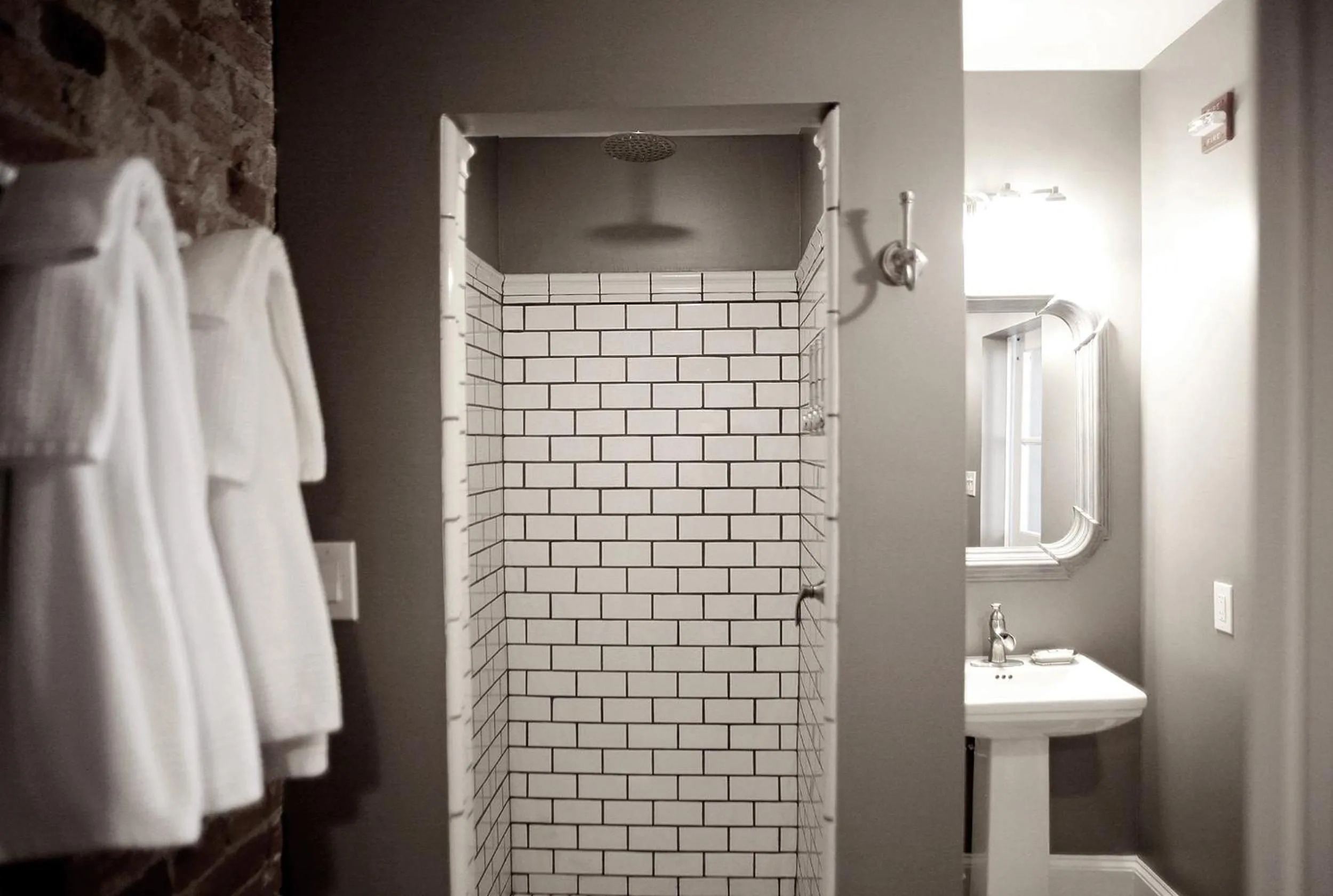 Shower in Hotel Laurance