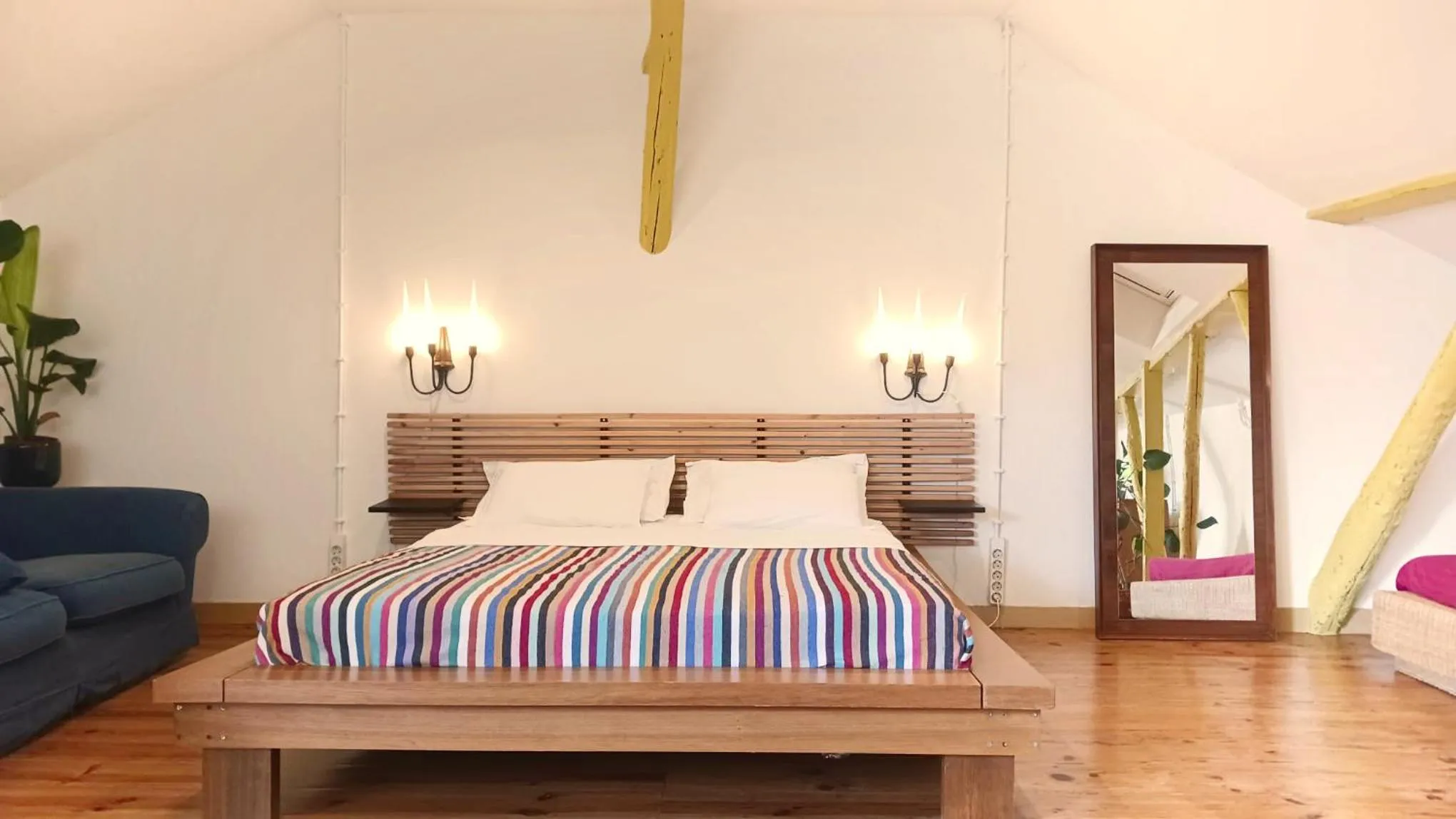 Bedroom, Bed in Lisbon Calling Rooms & Studio