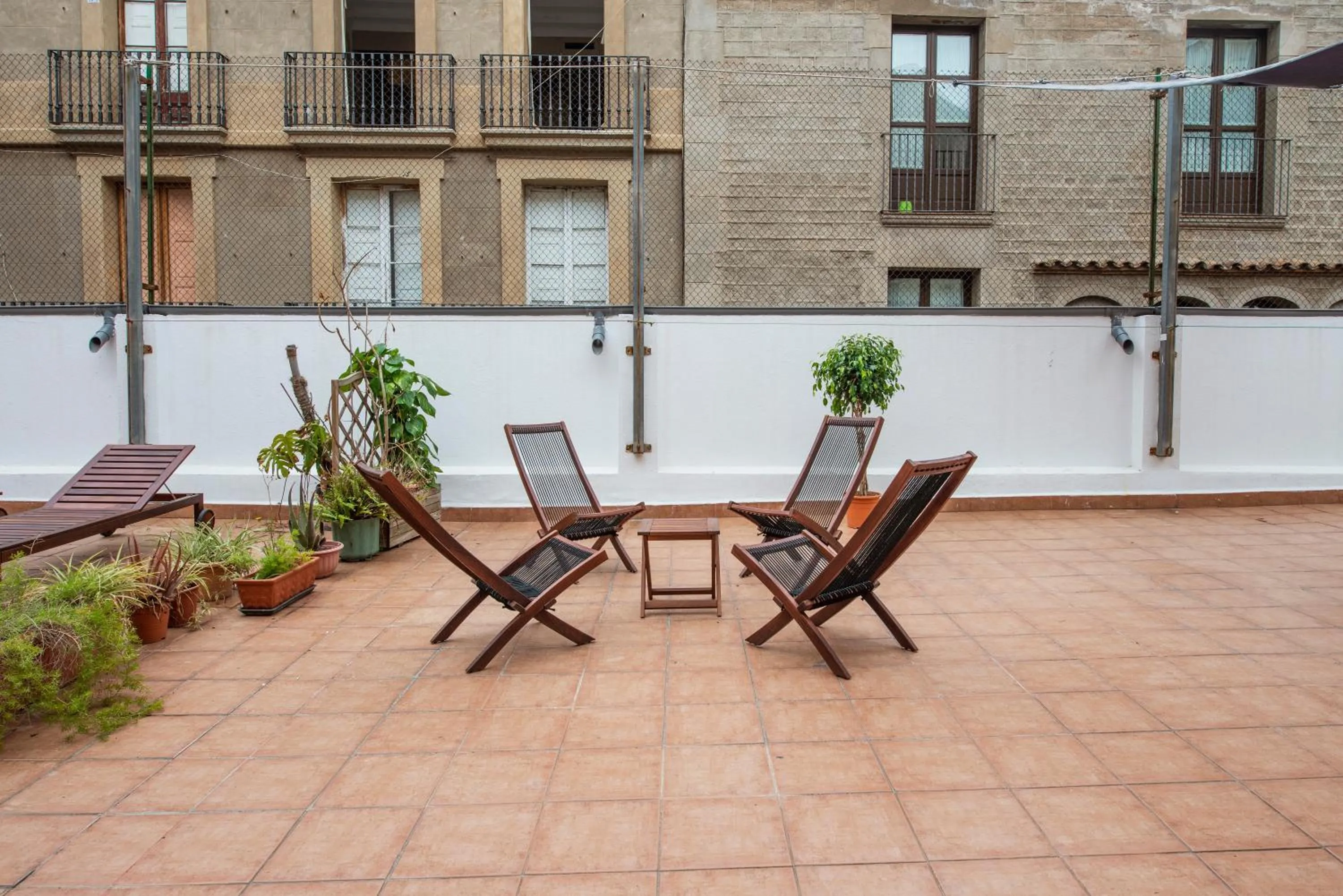 Balcony/Terrace in Safestay Barcelona Gothic