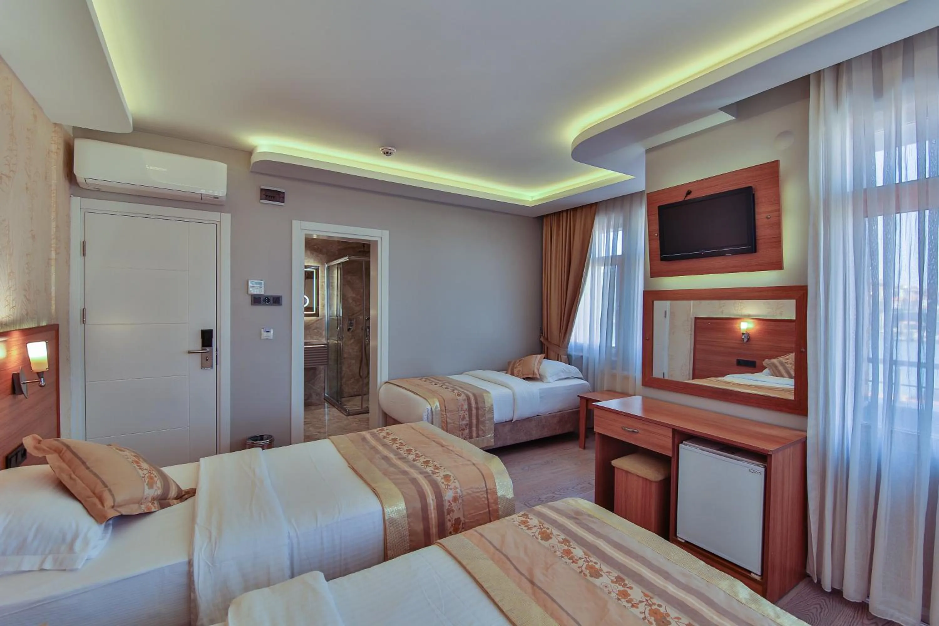 Bed in Seymen Hotel