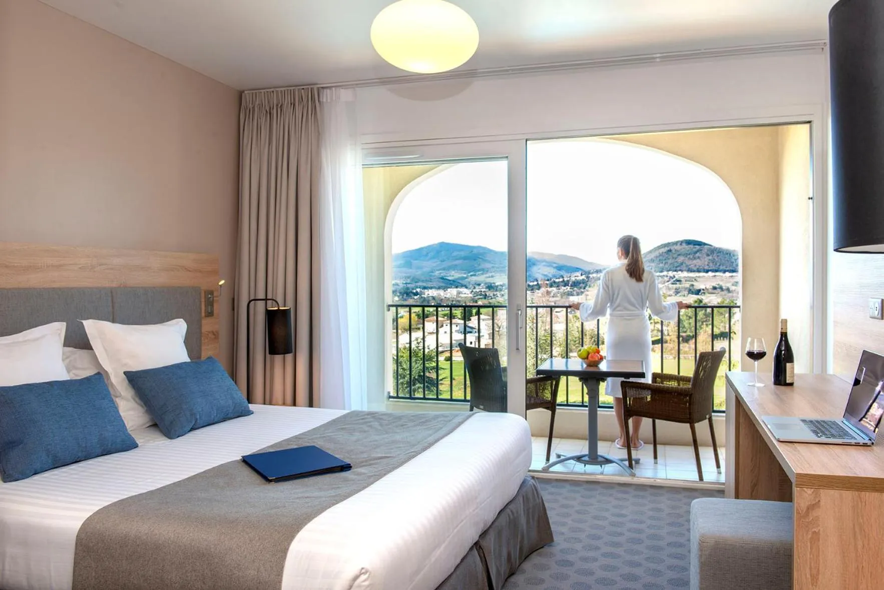 Natural landscape, Bed in Domaine De Saint Clair Spa & Golf