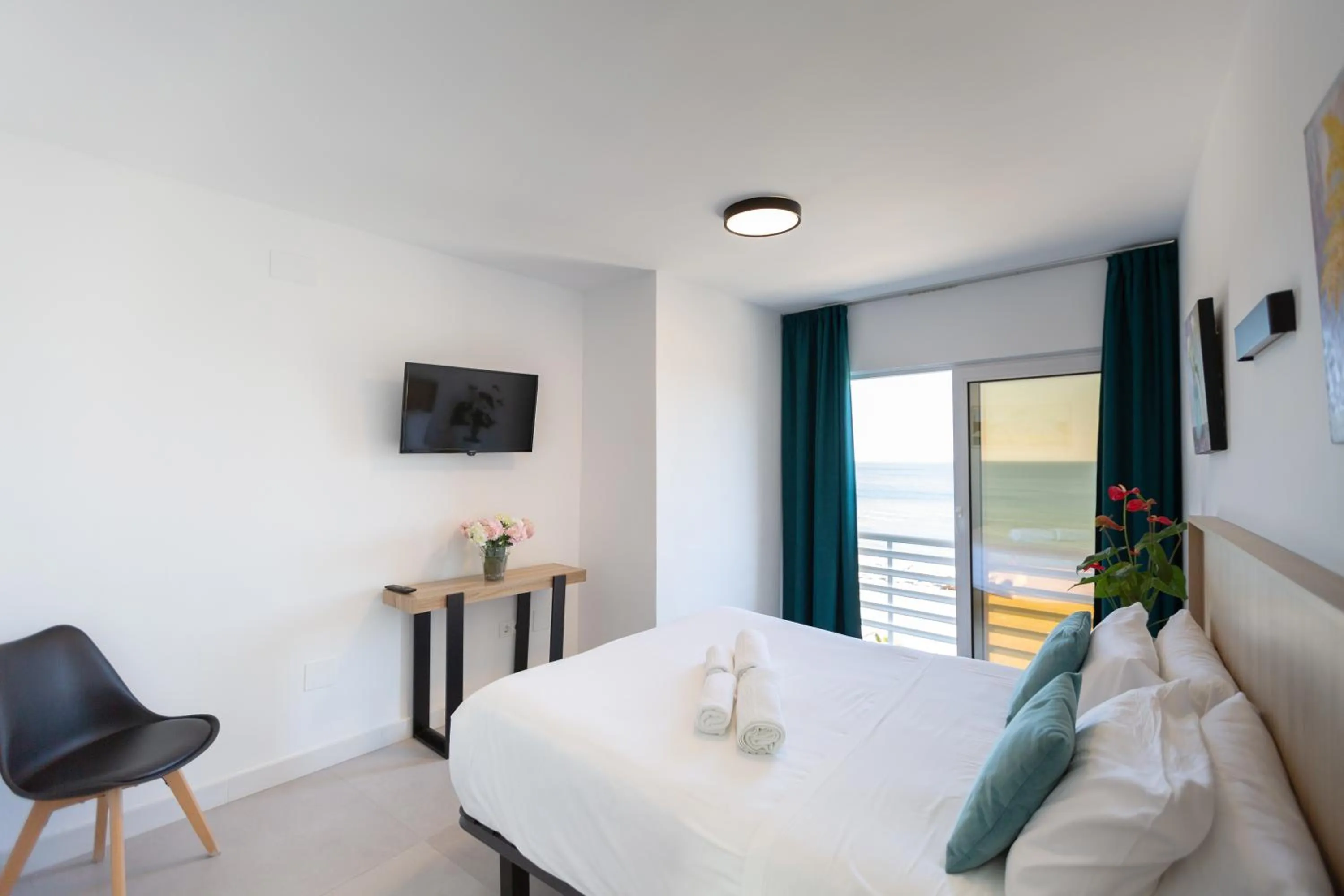 Bedroom, Bed in Hotel Mediterráneo by Croma