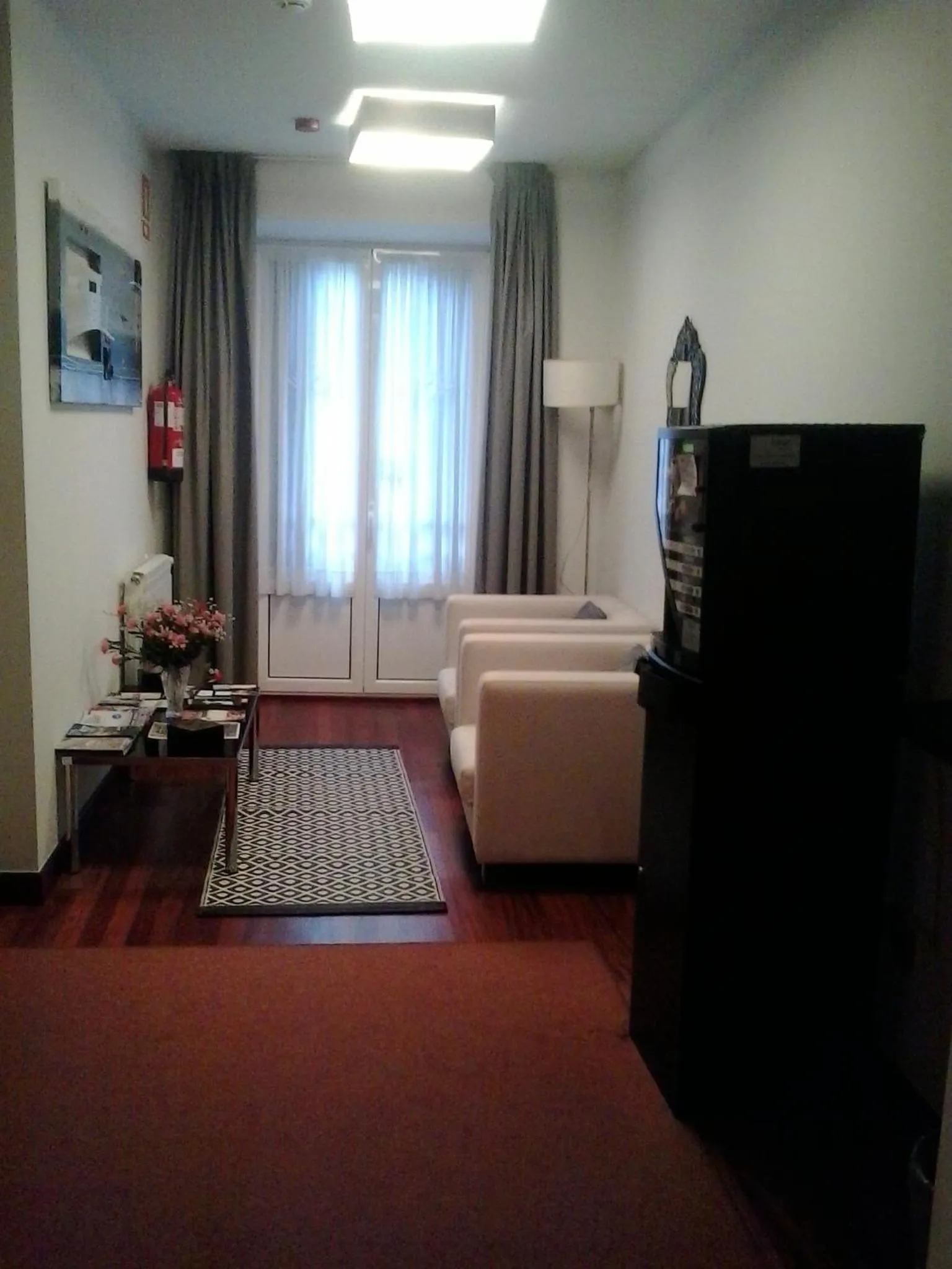 Coffee/tea facilities, Bed in Hostal San Sebastian Centro