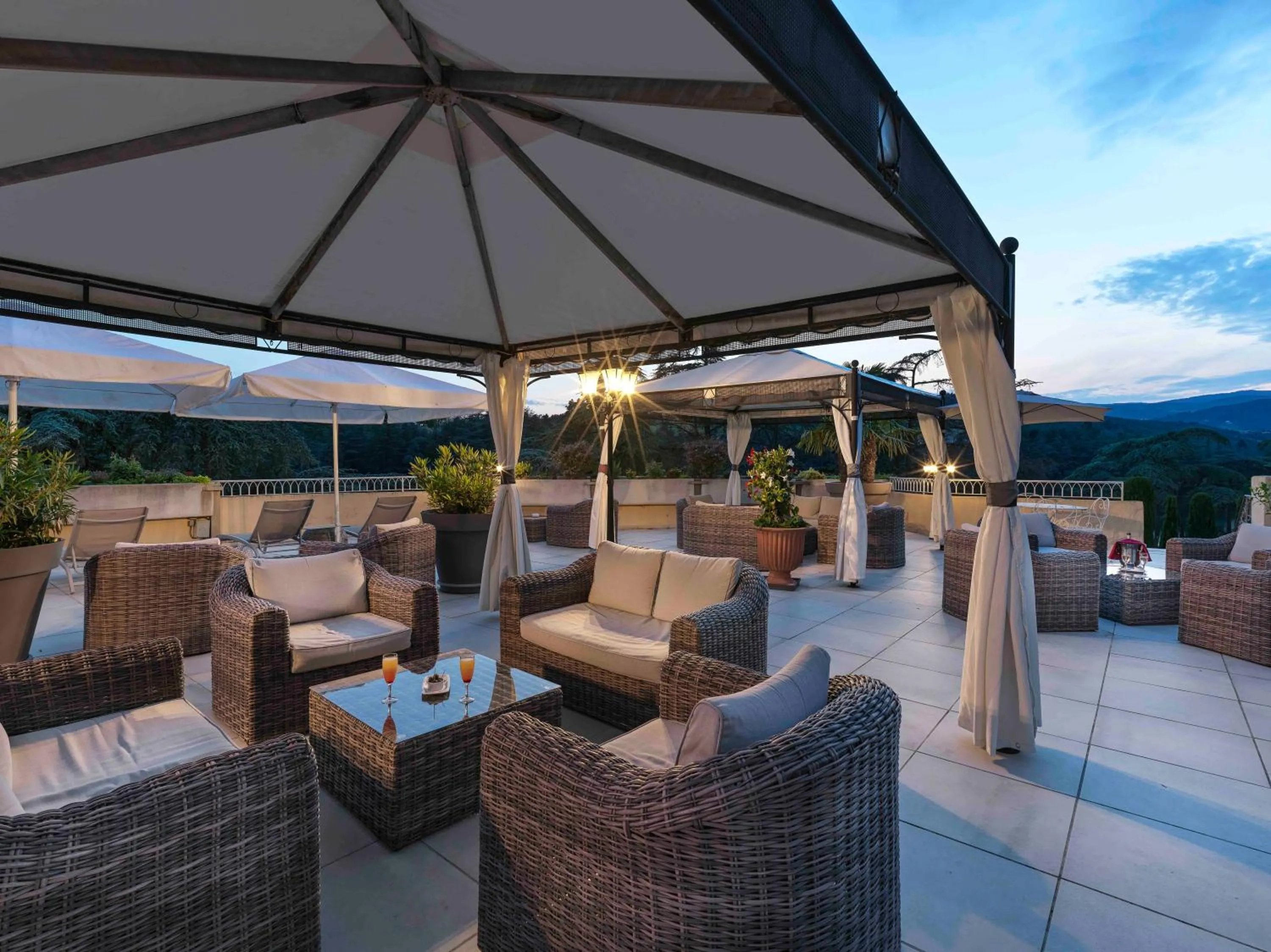 Patio in Auberge Du Lac