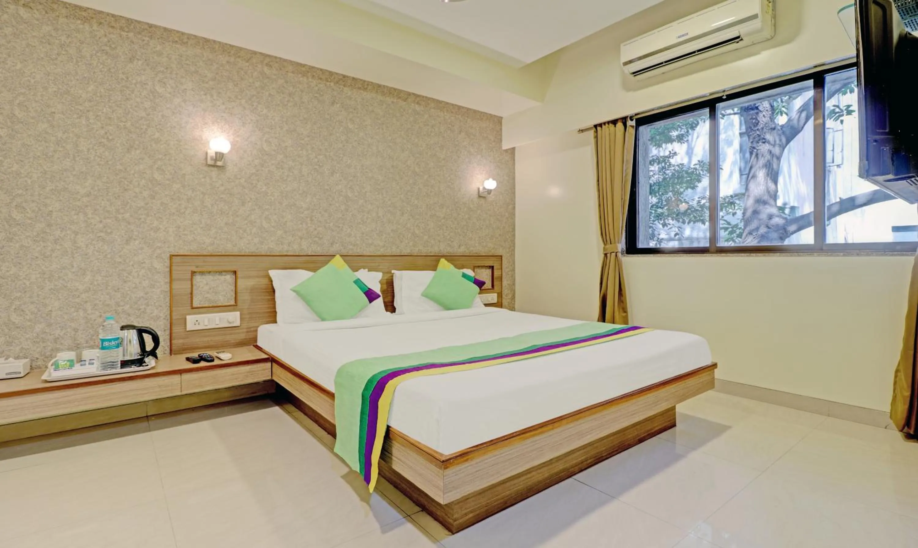 Bedroom, Bed in Treebo Vikrant Residency