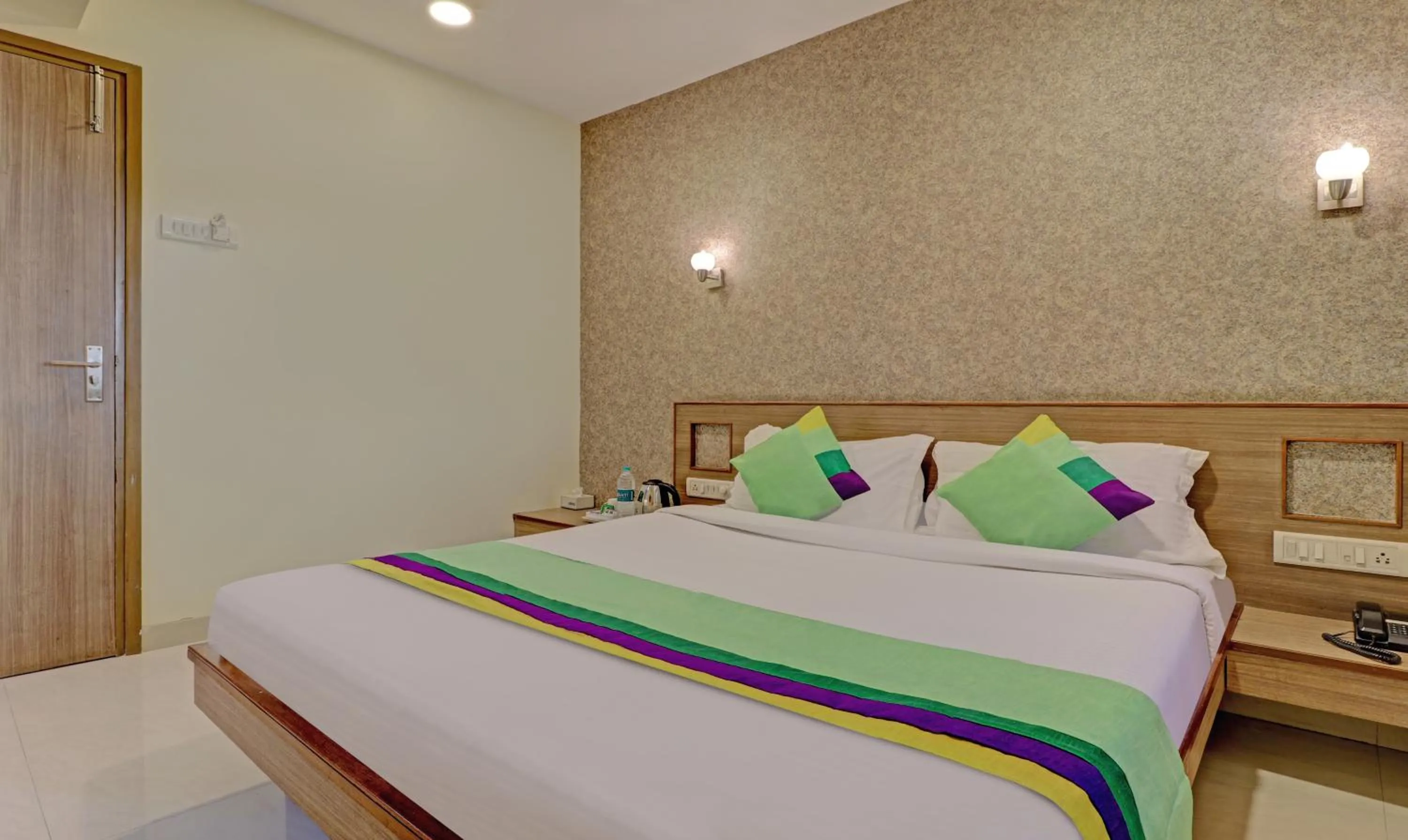Bedroom, Bed in Treebo Vikrant Residency